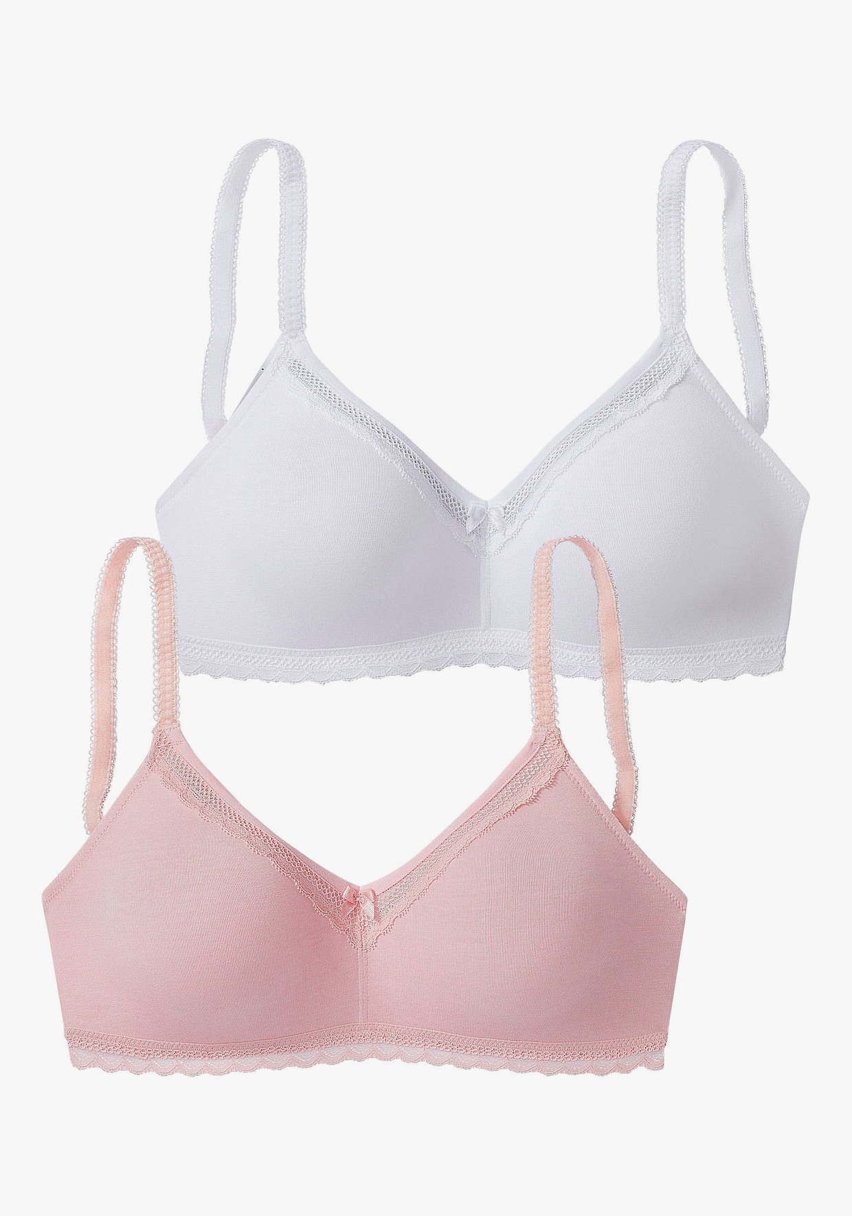 Nuance Soutien-gorge doux - bois de rose+blanc