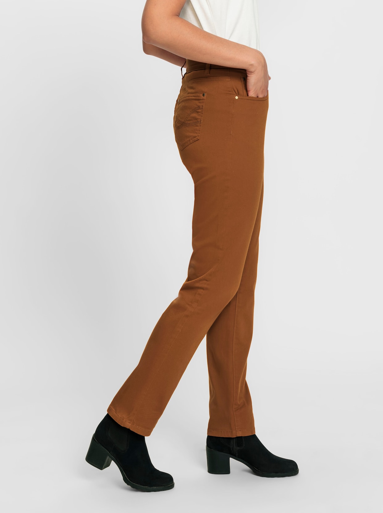 5-Pocket-Jeans - cognac