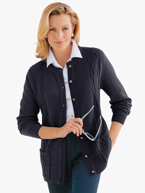 Strickjacke - marine