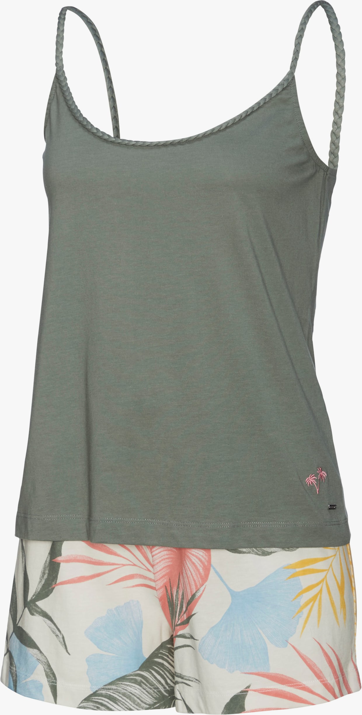 Vivance Dreams shortama - kaki gedessineerd
