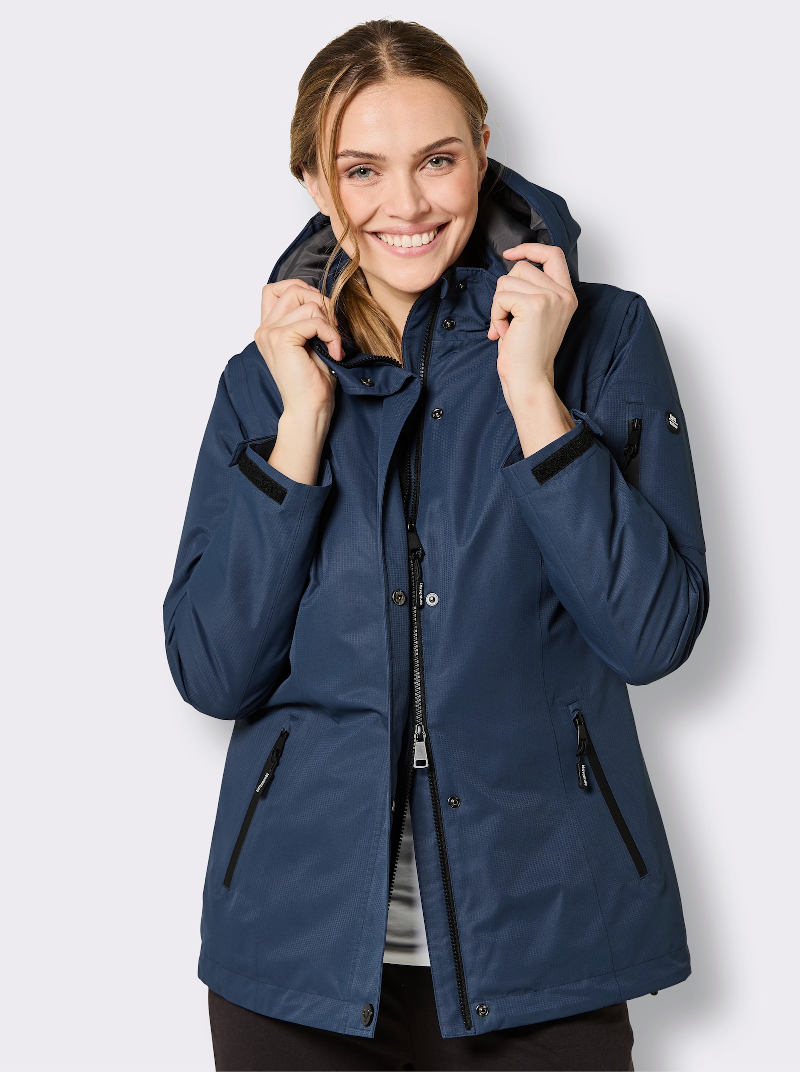 Catamaran Sports Funktionsjacke mit abzippbaren Ärmeln - dunkelblau