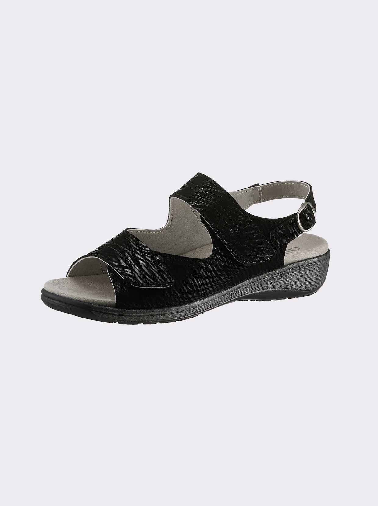 airsoft comfort+ Sandalette - schwarz
