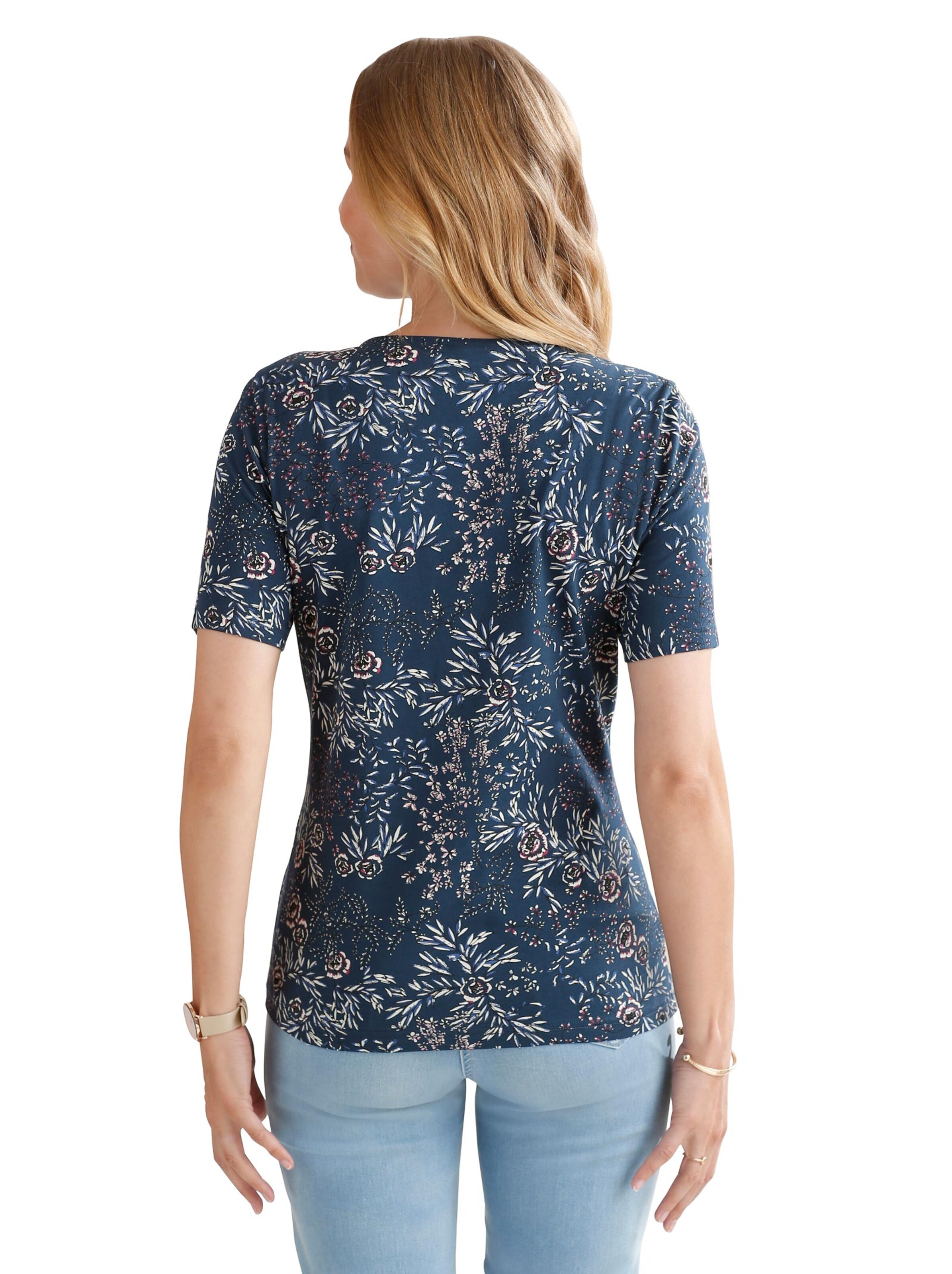 Shirt - dunkelblau-bedruckt