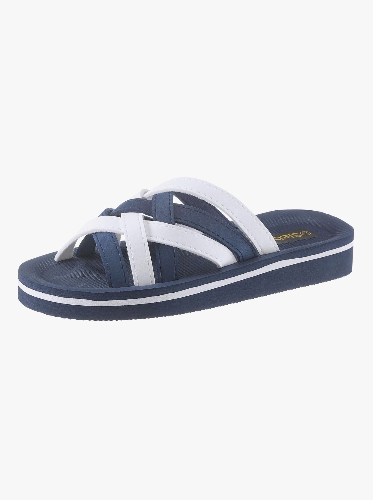 Siebi´s Koupací pantofle - námořnická modrá-bílá