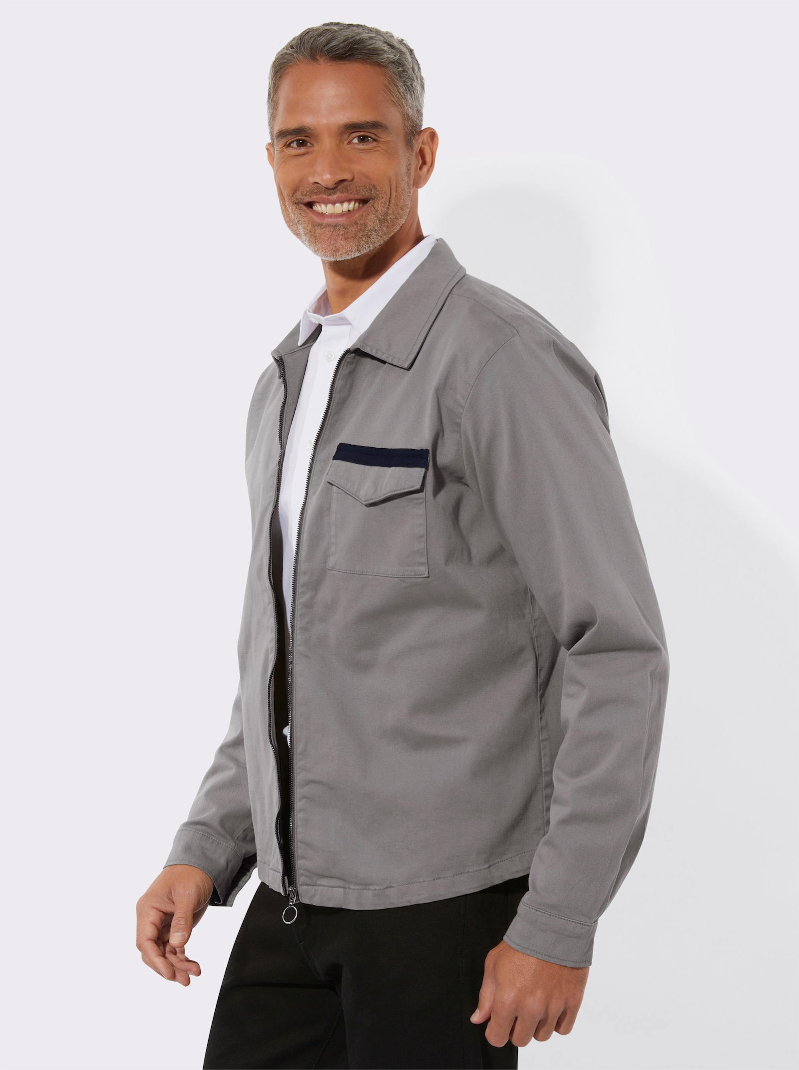 Bunda z kepru - šedá