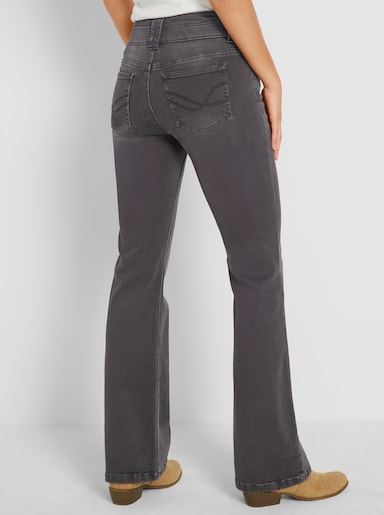 Bootcut jeans - antraciet