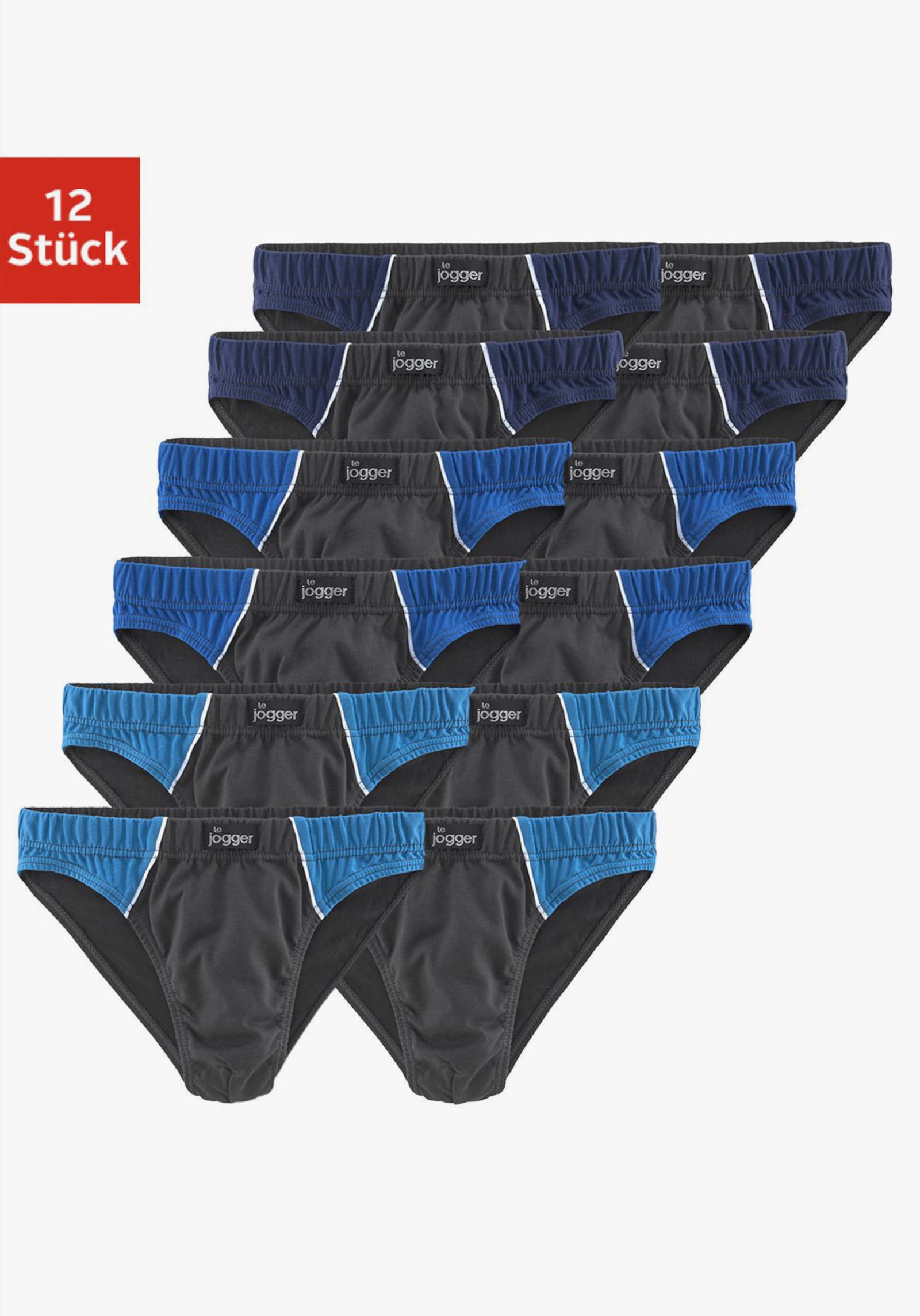 le jogger Slip - anthrazit-blau