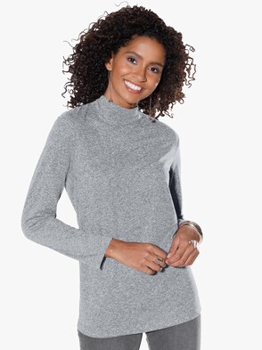 Shirt - grau-meliert