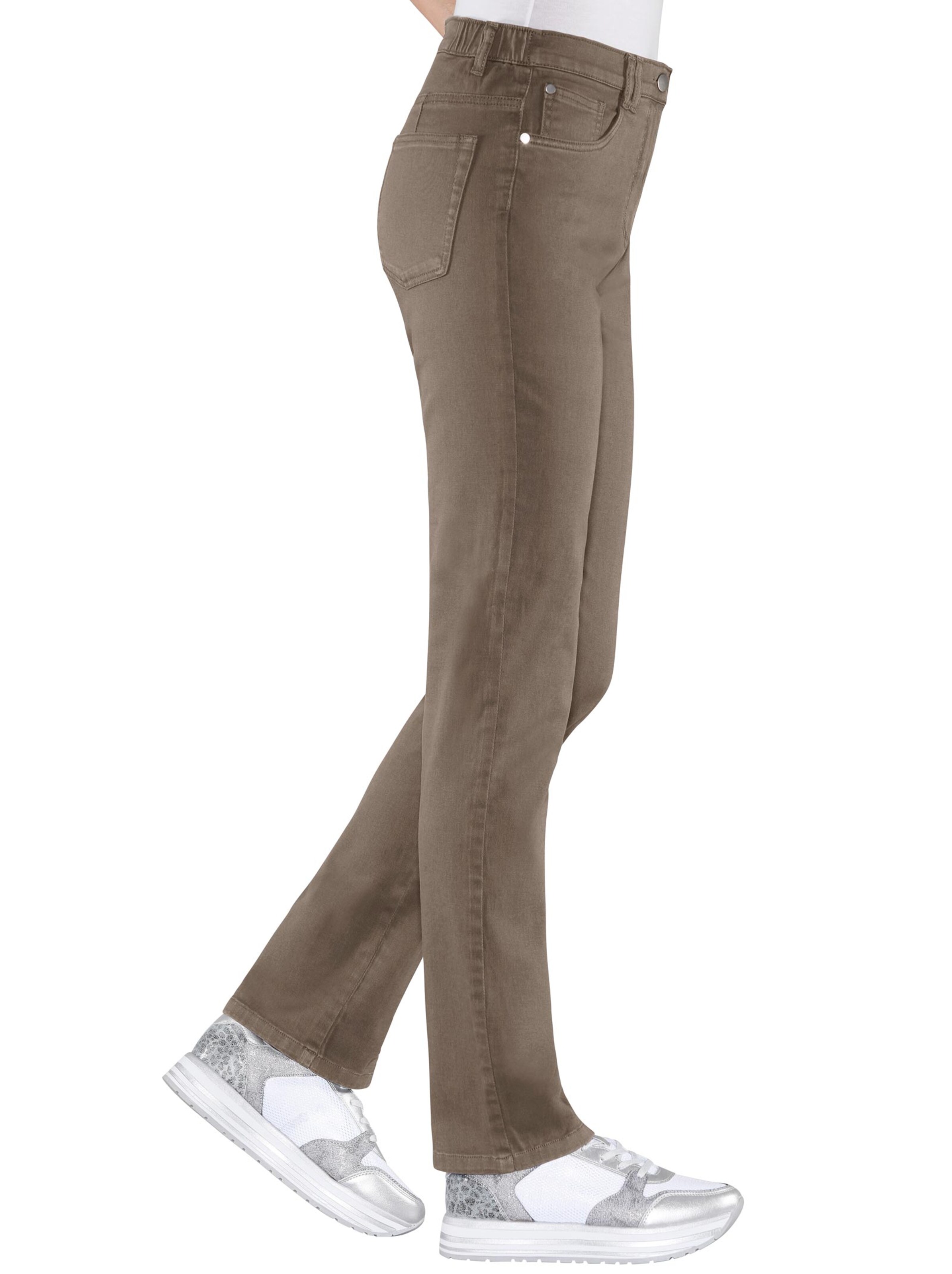 Stretch-Hose - taupe
