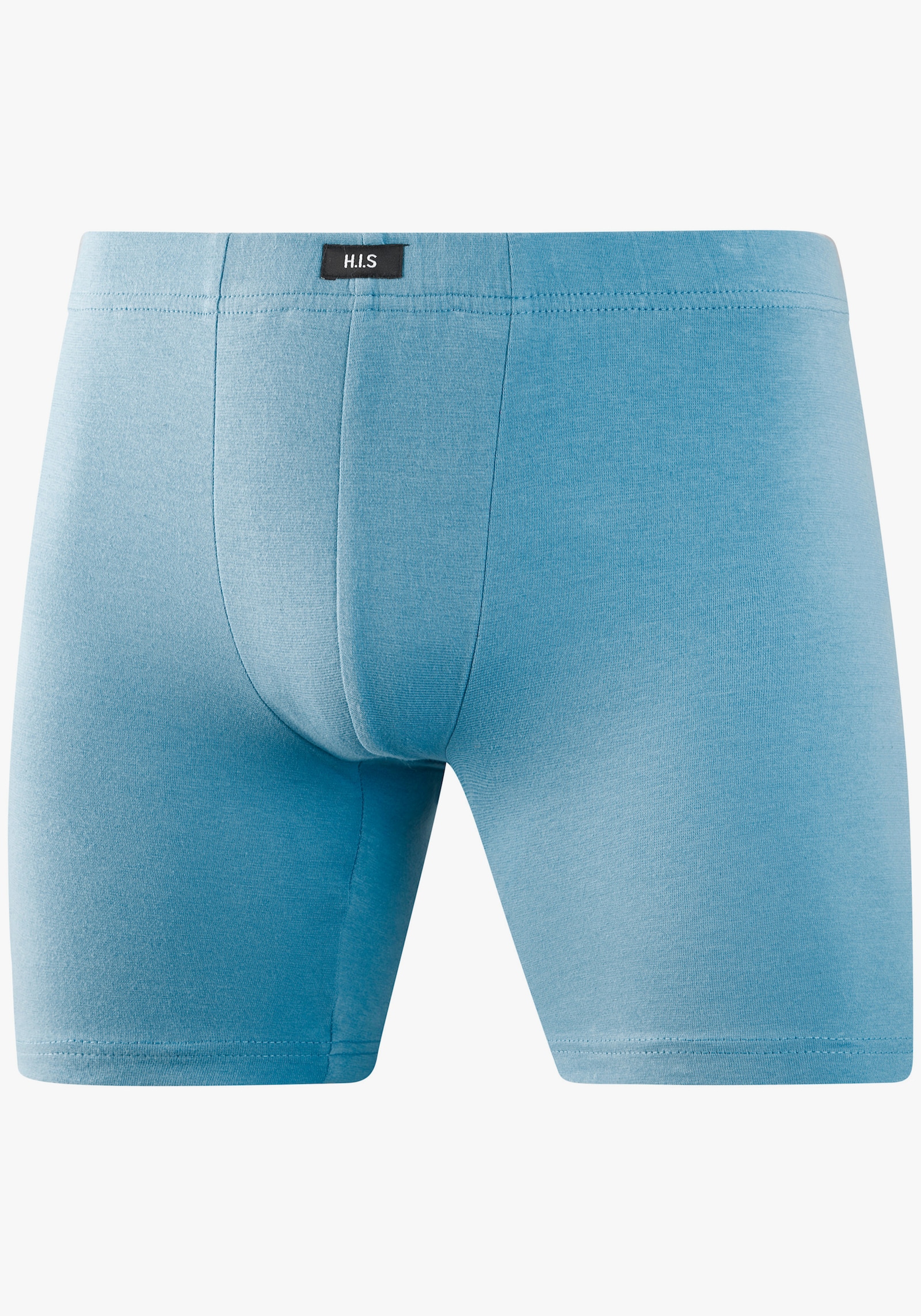 H.I.S Langer Boxer - rot, dunkelblau, hellblau, grau, khaki