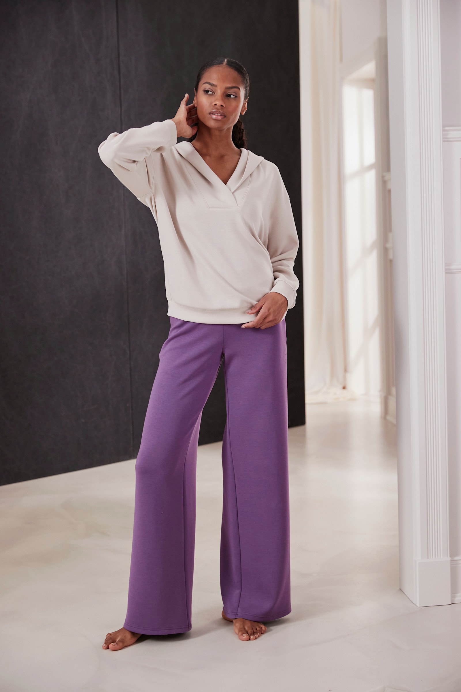 French Connection Loungehose - lila