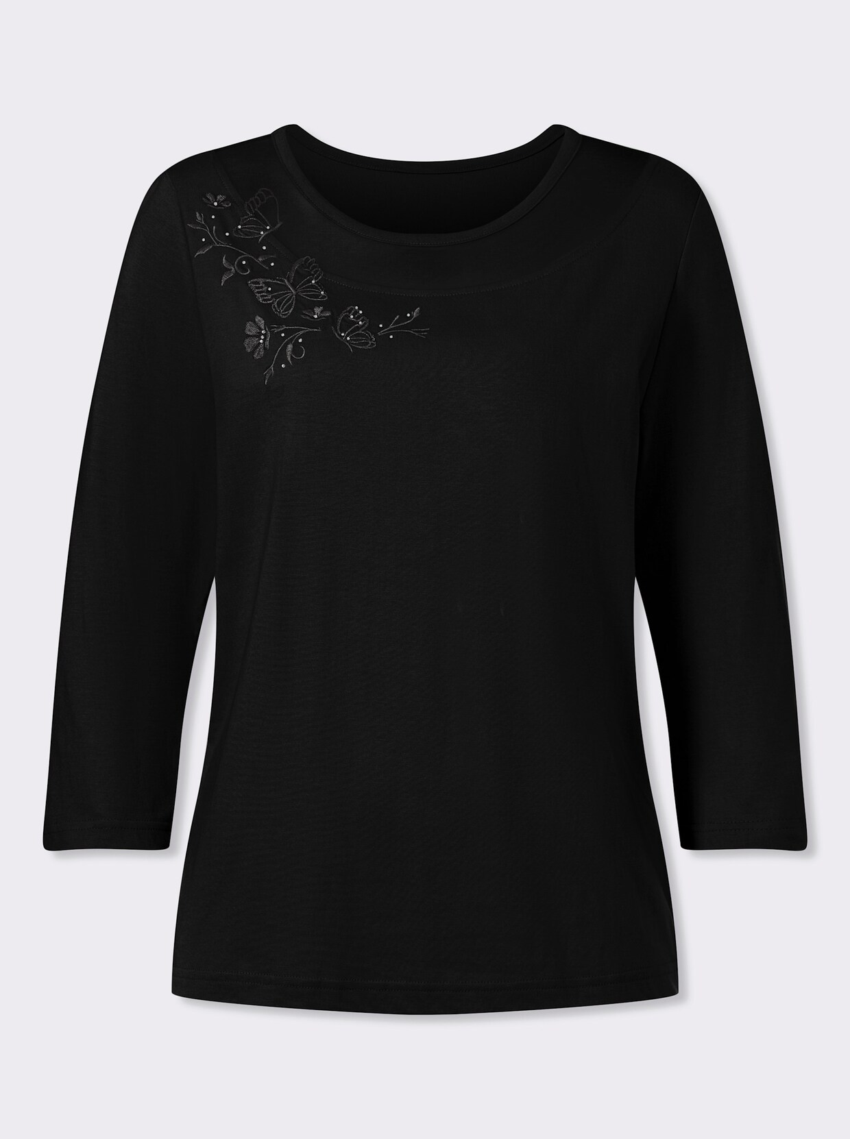 Kurzarmshirt - schwarz