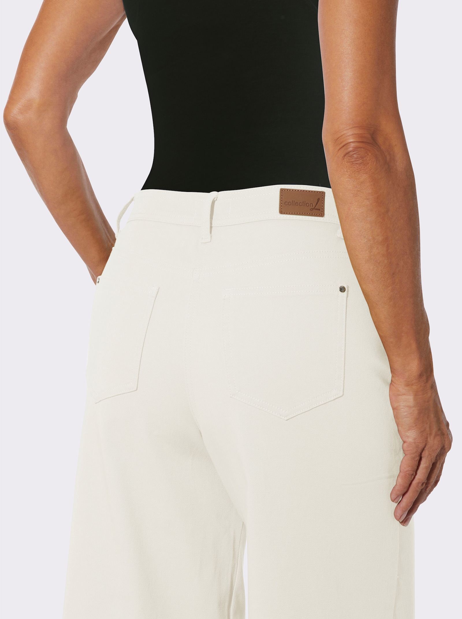 Culotte in Baumwoll-Qualität - ecru