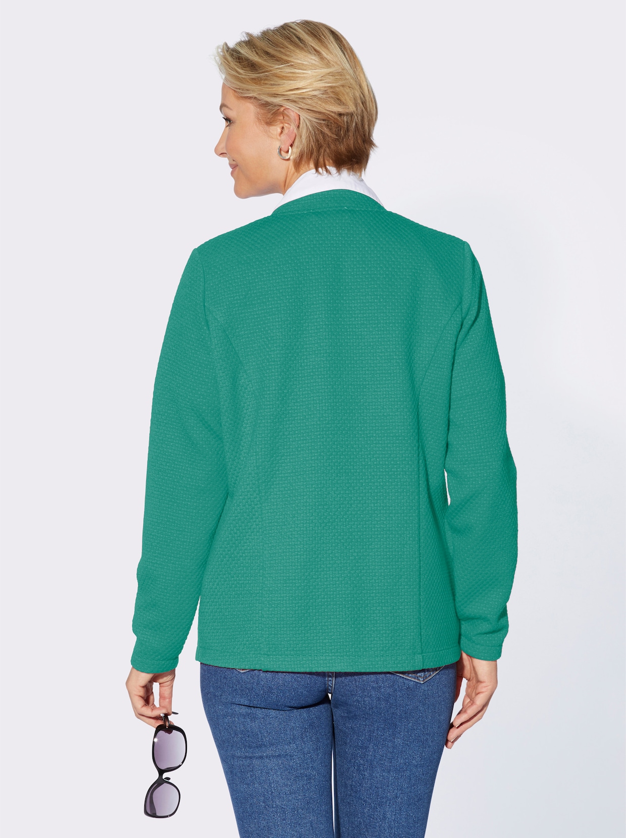 Shirtjacke - smaragd