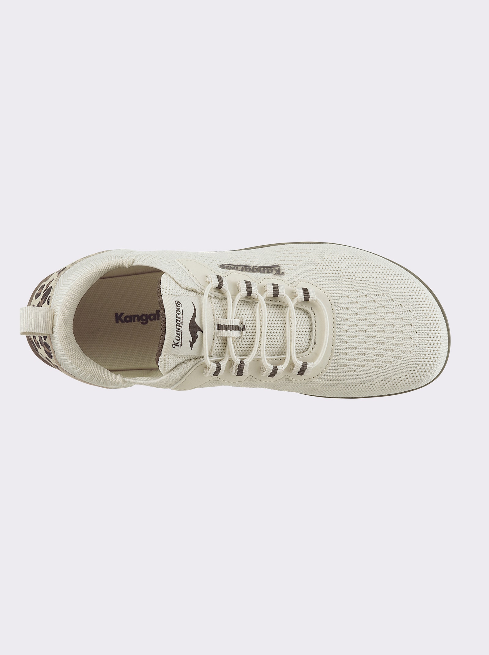 KangaROOS Sneaker in barefoot-stijl - beige
