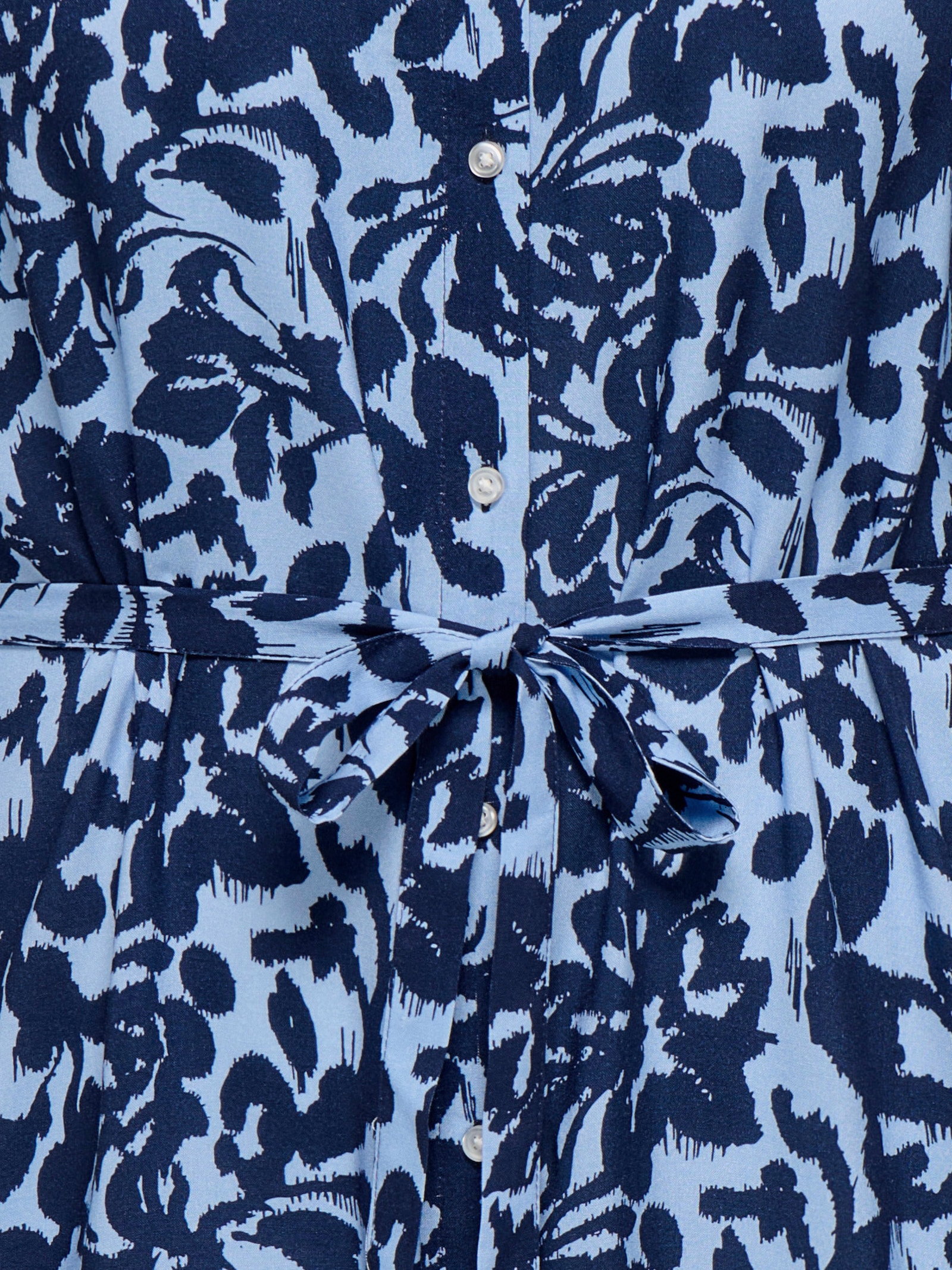 ONLY CARMAKOMA Blusenkleid - serenity print:tania flower dressblue