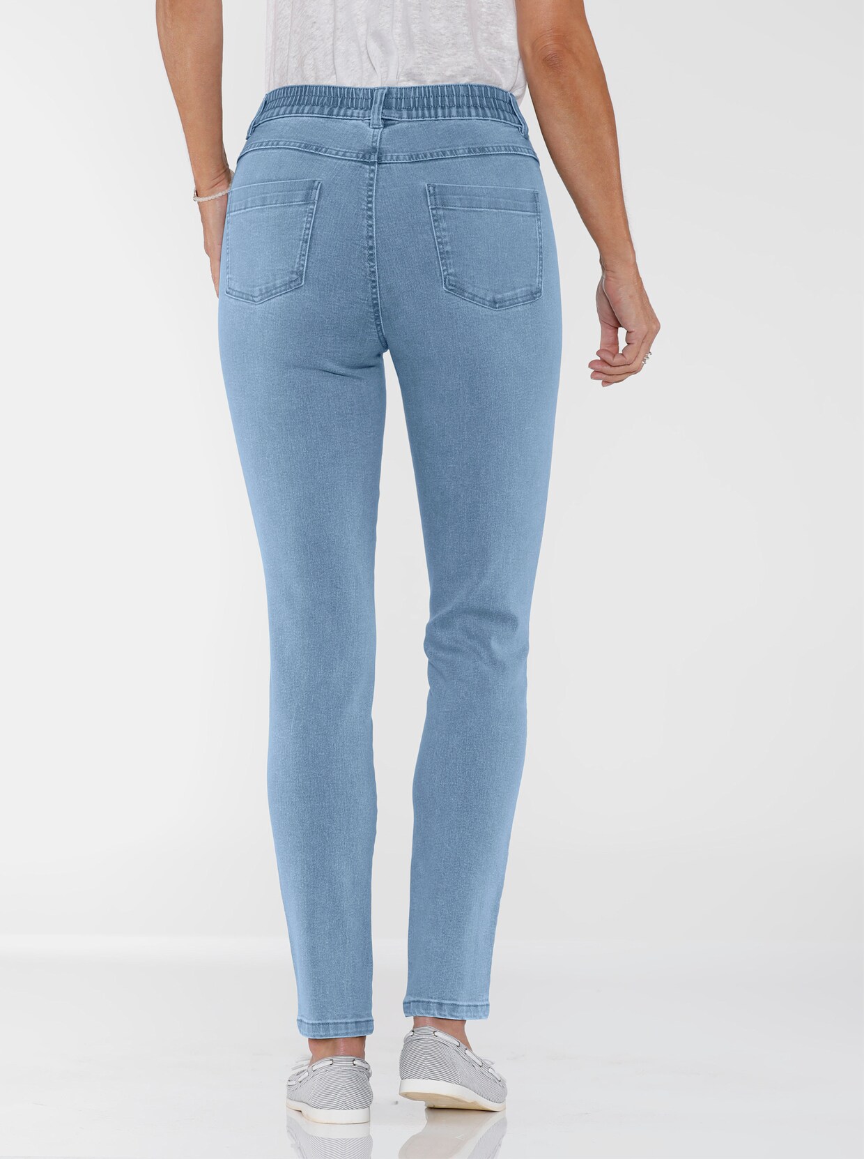 Jeans - blue-bleached