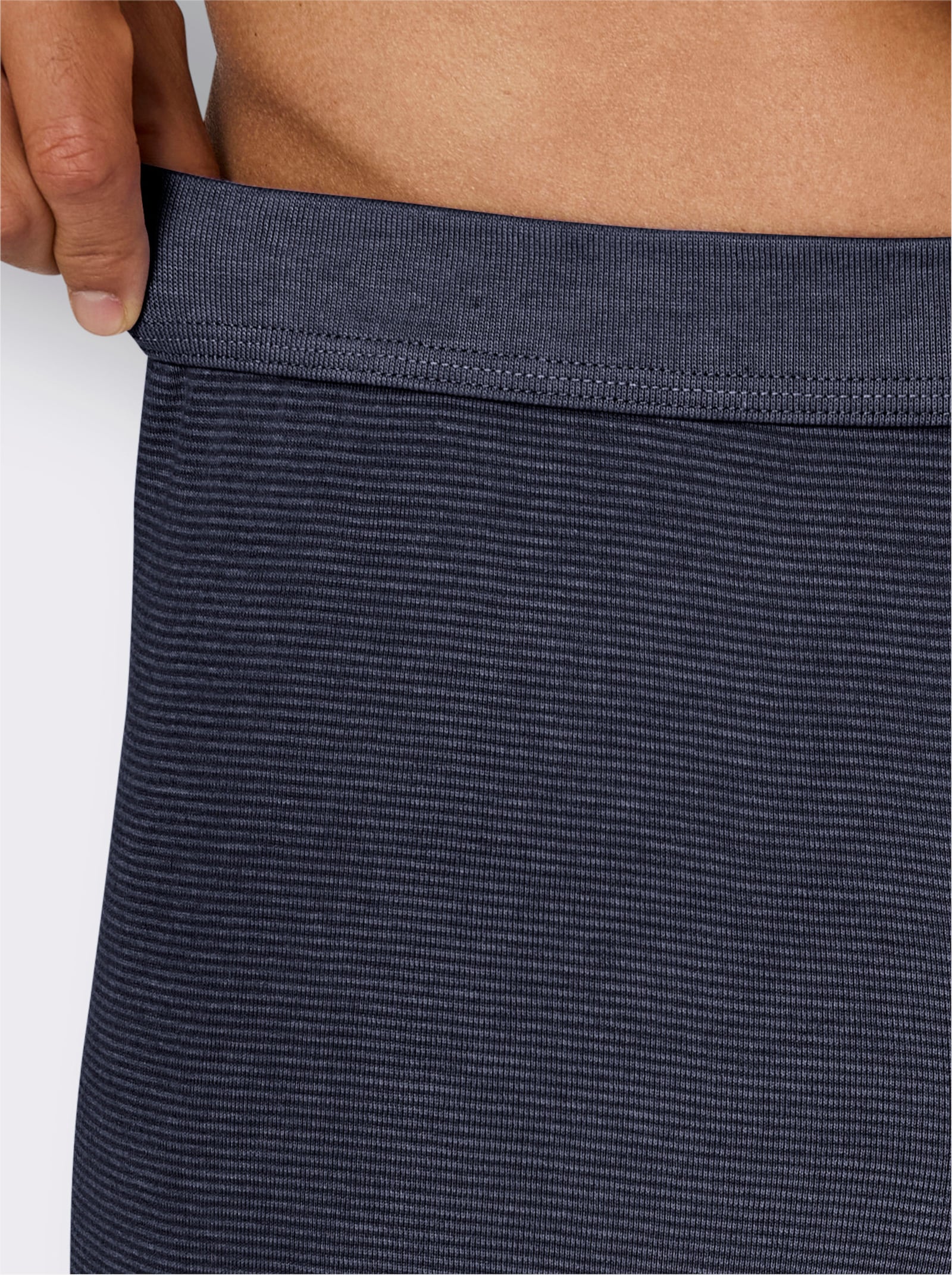 wäschepur men Boxershorts - marine-geringelt