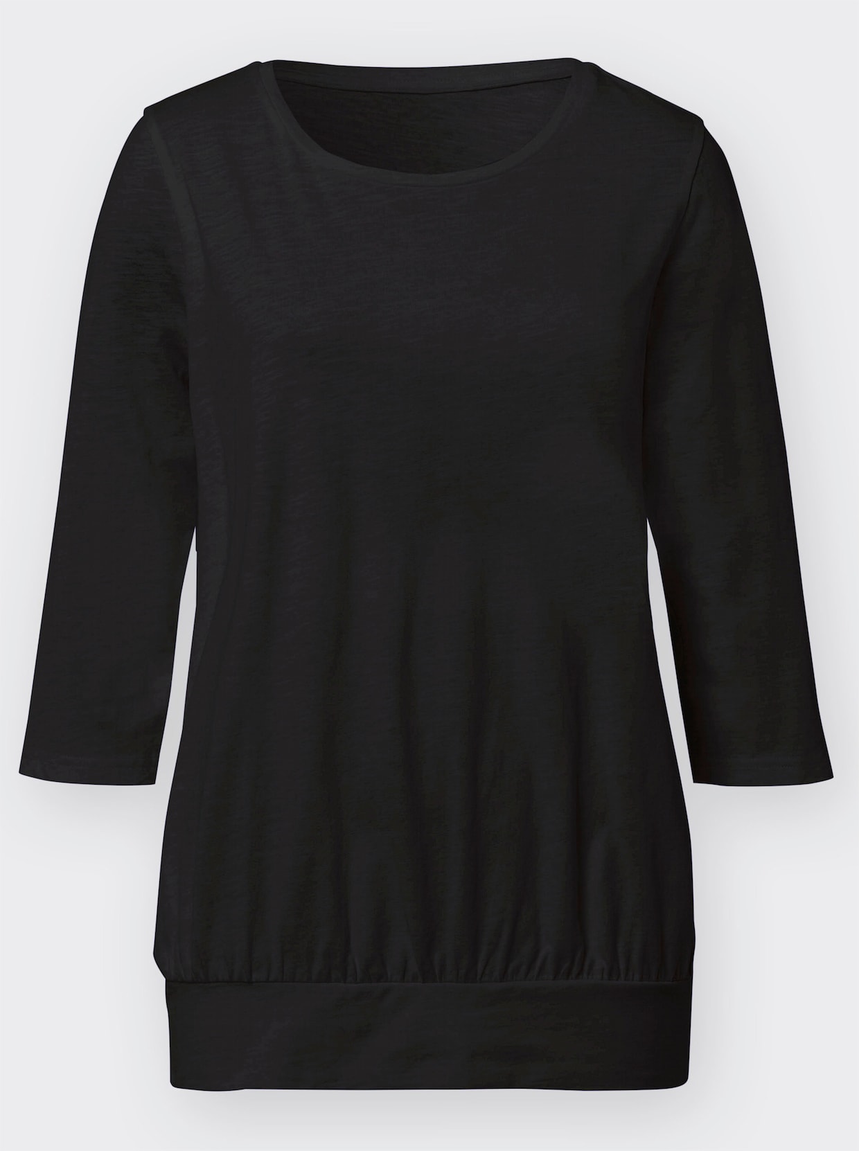 3/4-Arm-Shirt - schwarz