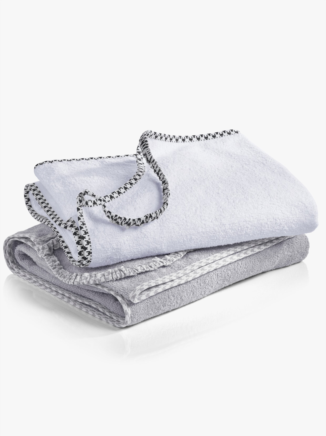 wäschepur Multifunctionele handdoek - zilvergrijs