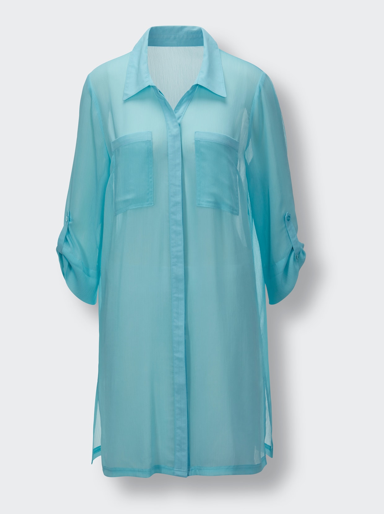 feel good Strandblouse - aquamarine