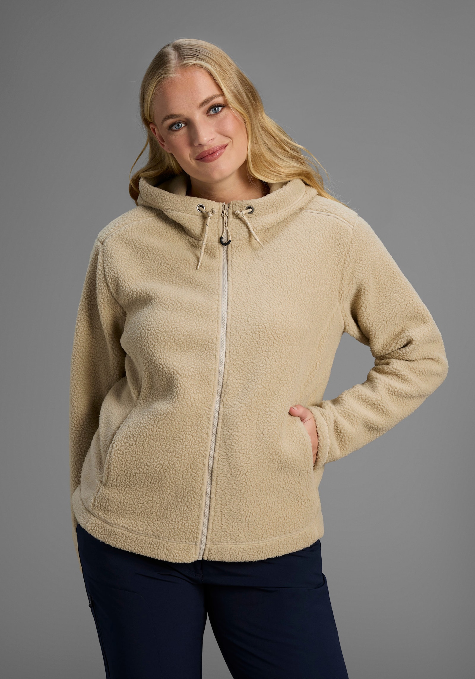 Maier Sports Fleecejacke - feather gray
