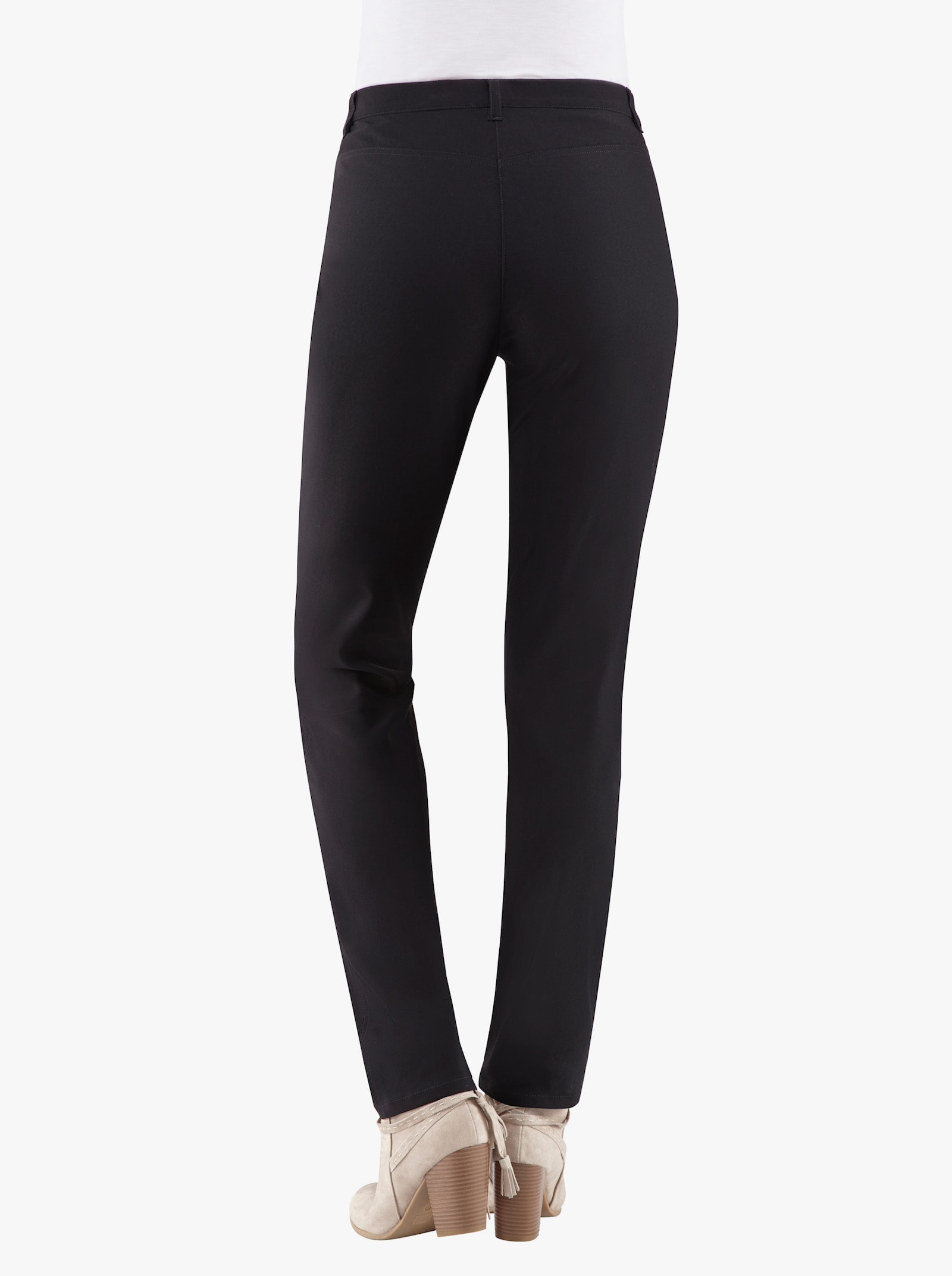 Stehmann Comfort line Thermohose in elastischer Bengalin-Qualität - schwarz