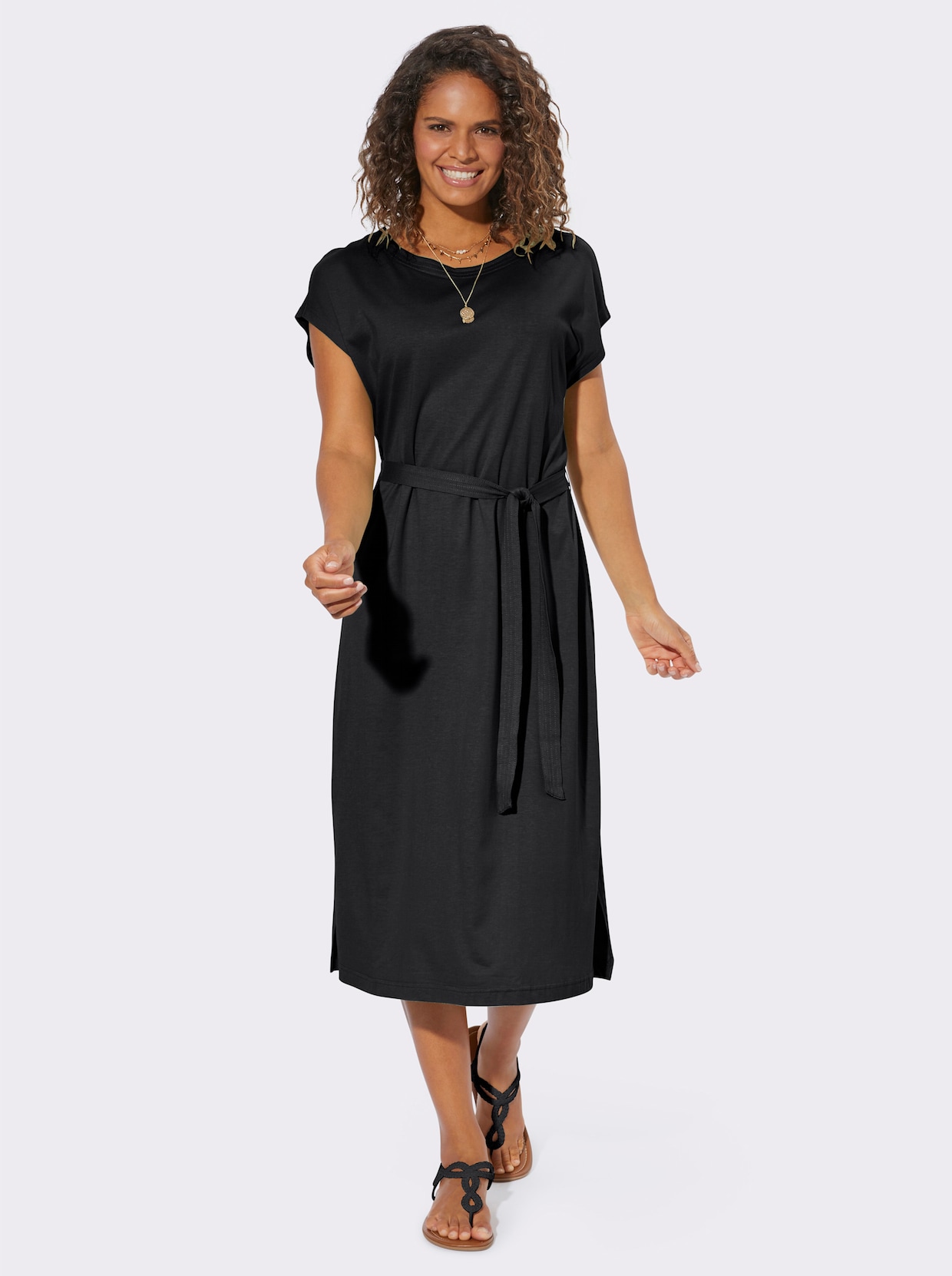 Jersey jurk - zwart