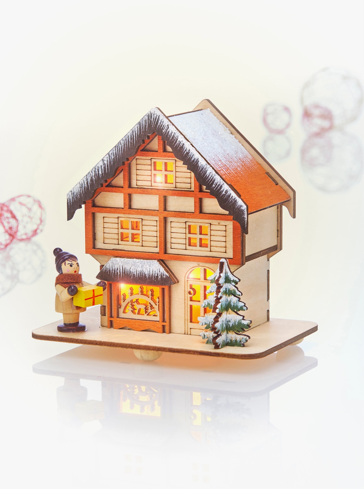 Kerstversiering - bruin