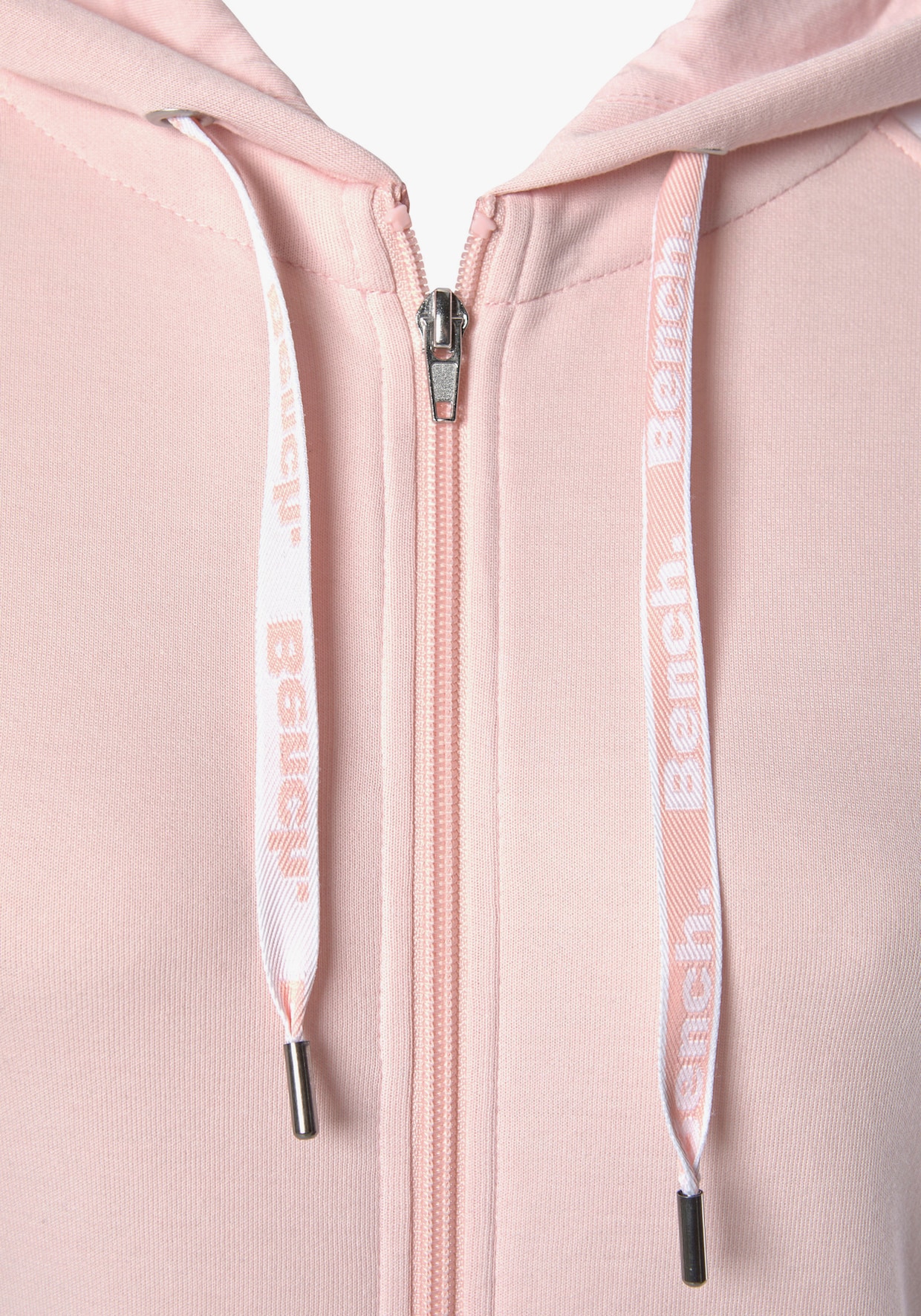 Veste à capuche - rose-blanc