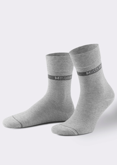 Mustang Herren-Socken - grau-sortiert