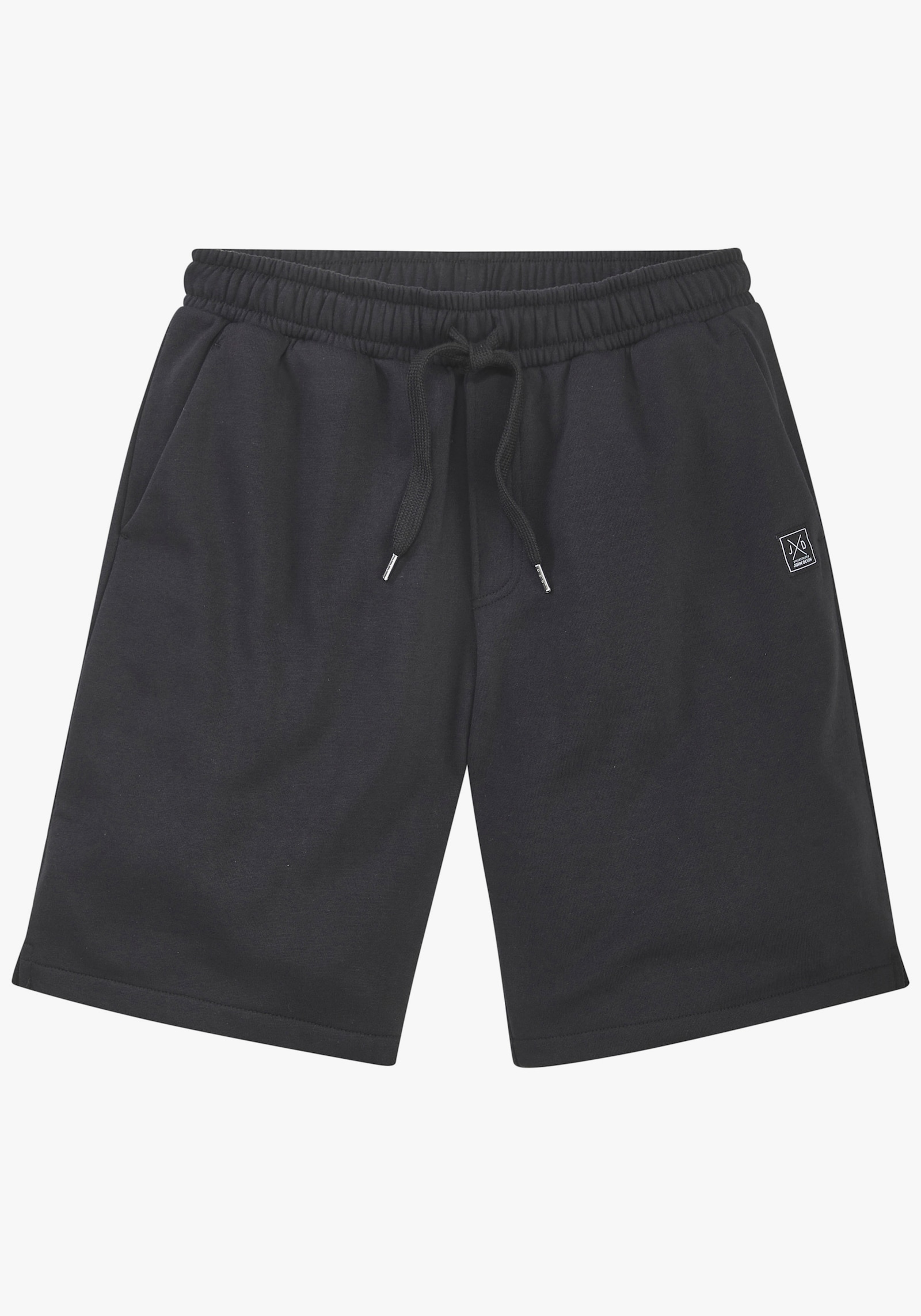 John Devin Sweatshort - zwart