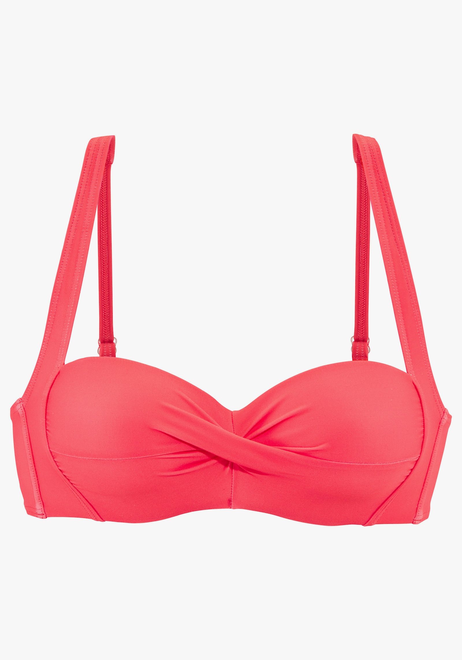 LASCANA Bandeau-Bikini-Top - koralle