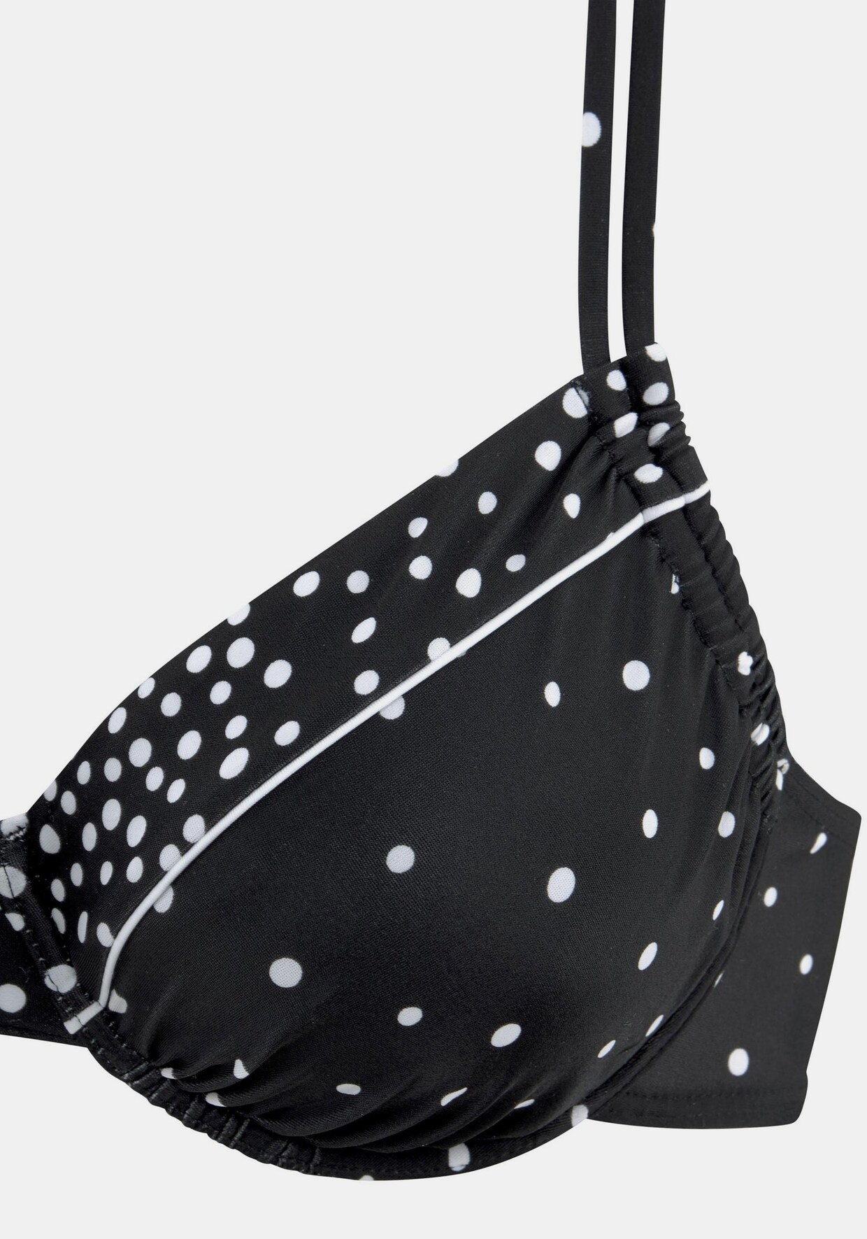 LASCANA Bügel-Bikini-Top - schwarz-weiß