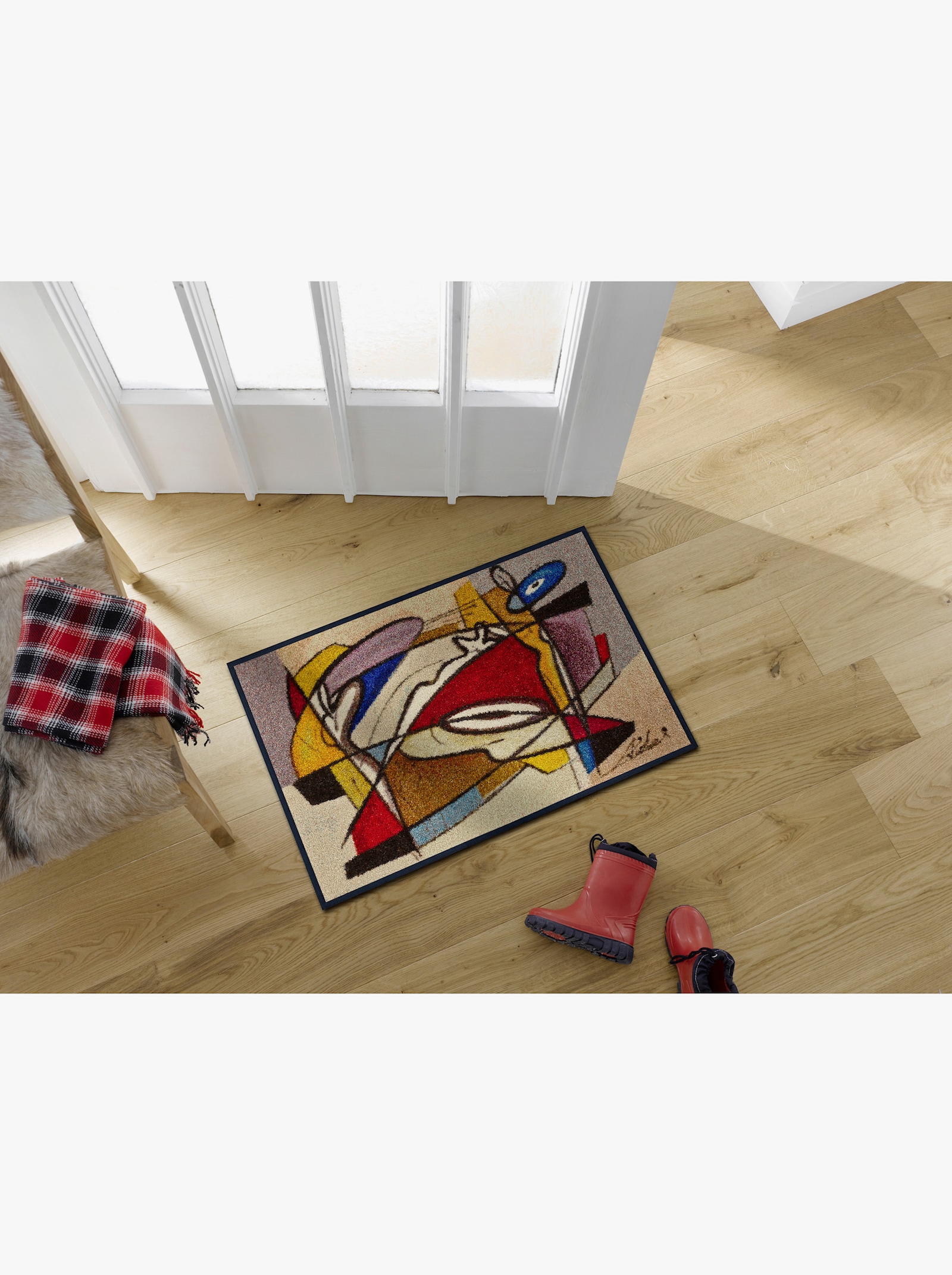 wash+dry by Kleen-Tex Fußmatte - beige-bunt