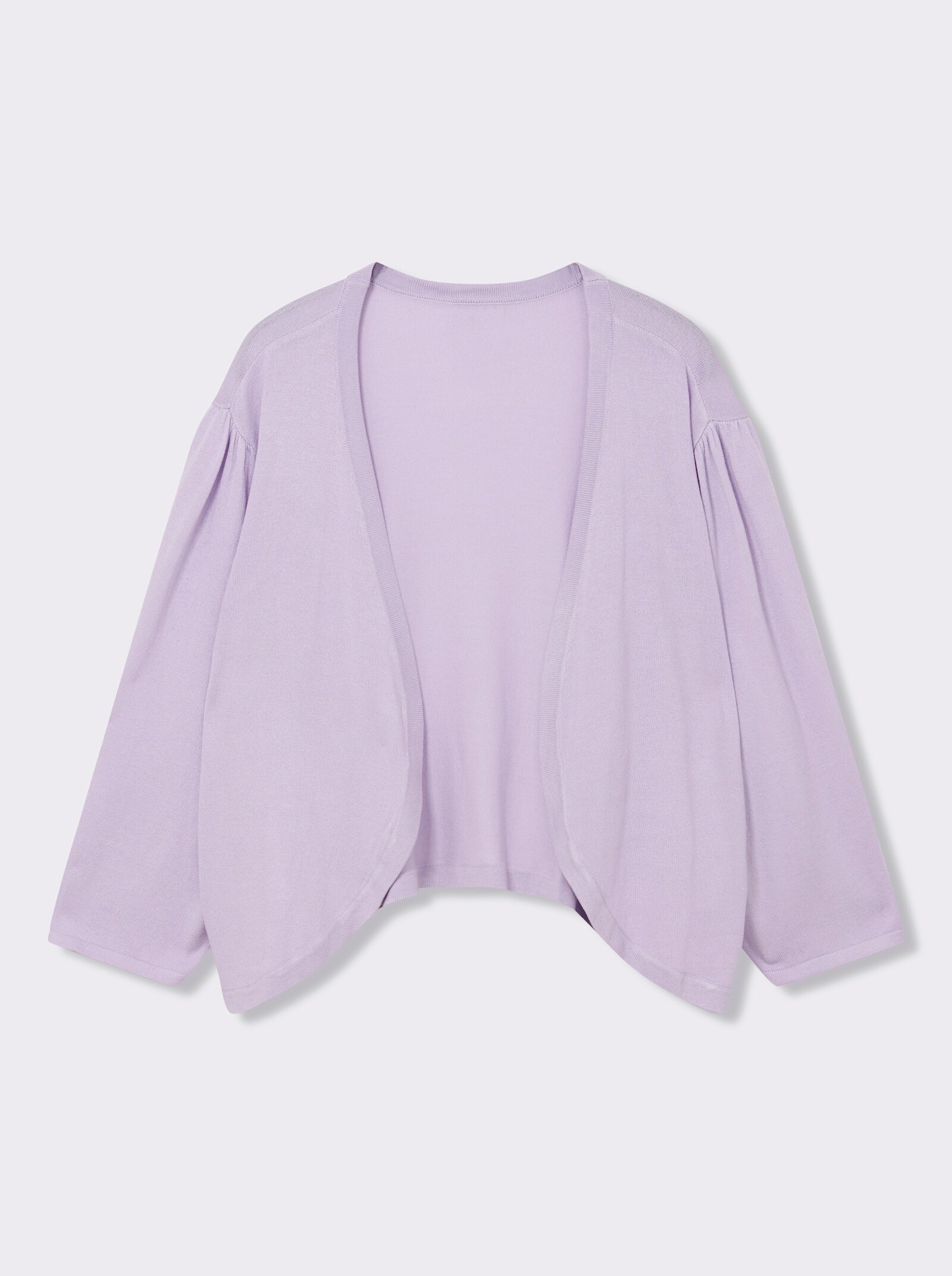 Bolero in Feinstrick-Qualität - flieder