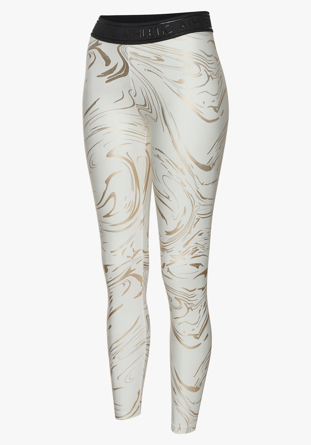 LASCANA ACTIVE Funktionsleggings - weiß, silber