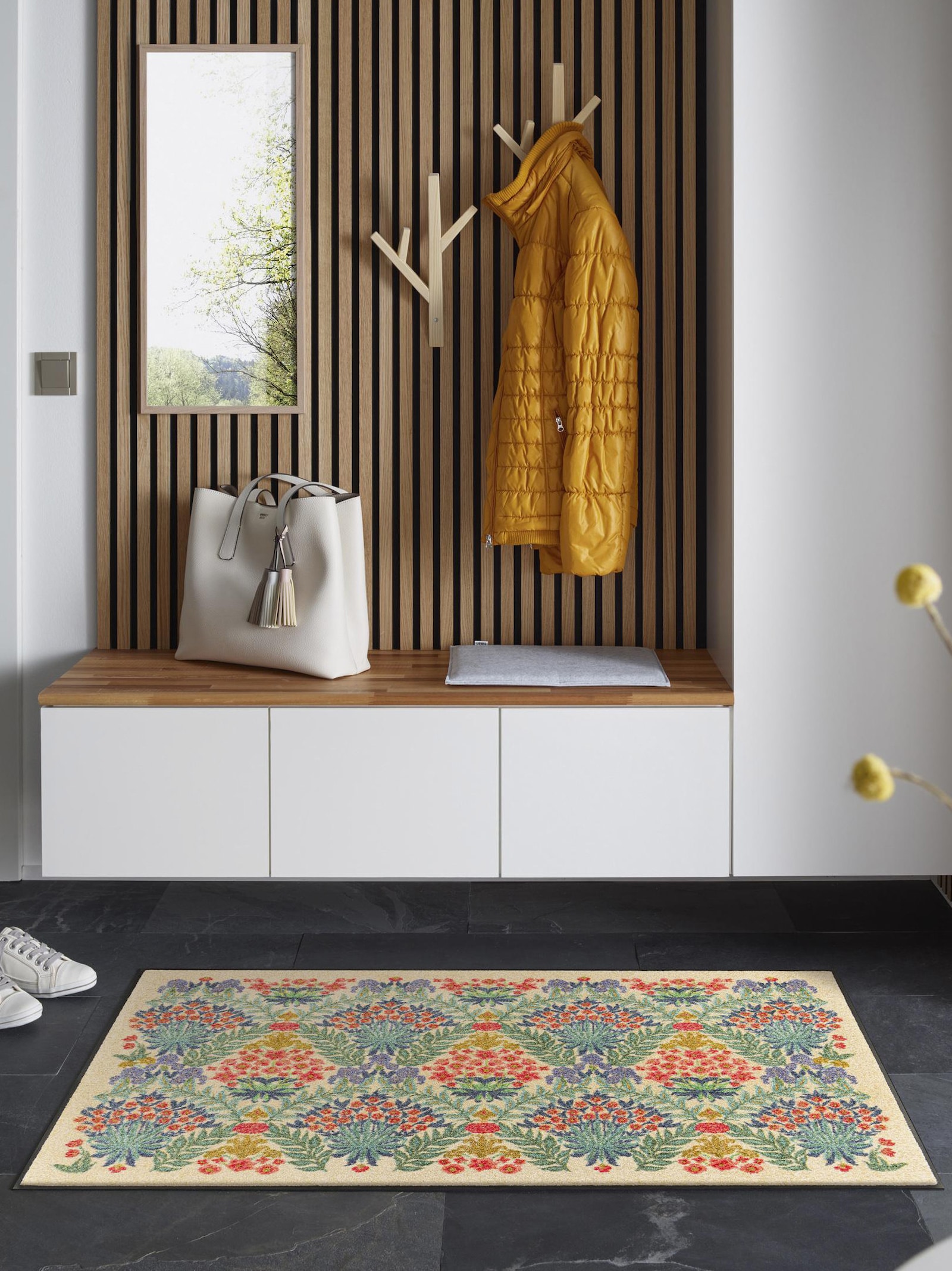 wash+dry by Kleen-Tex Fußmatte - beige-bunt