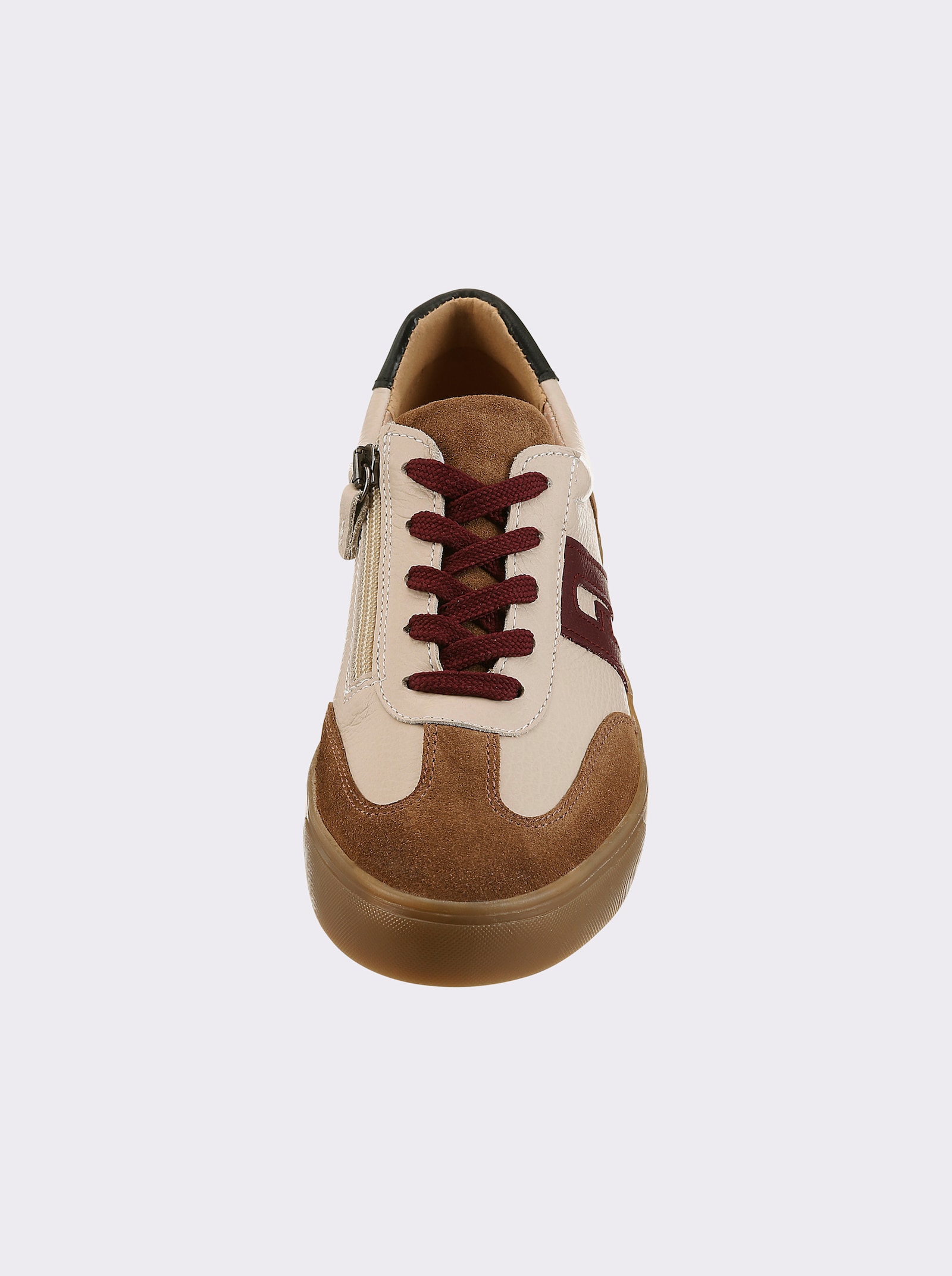 heine Sneaker - sand-camel-gemustert
