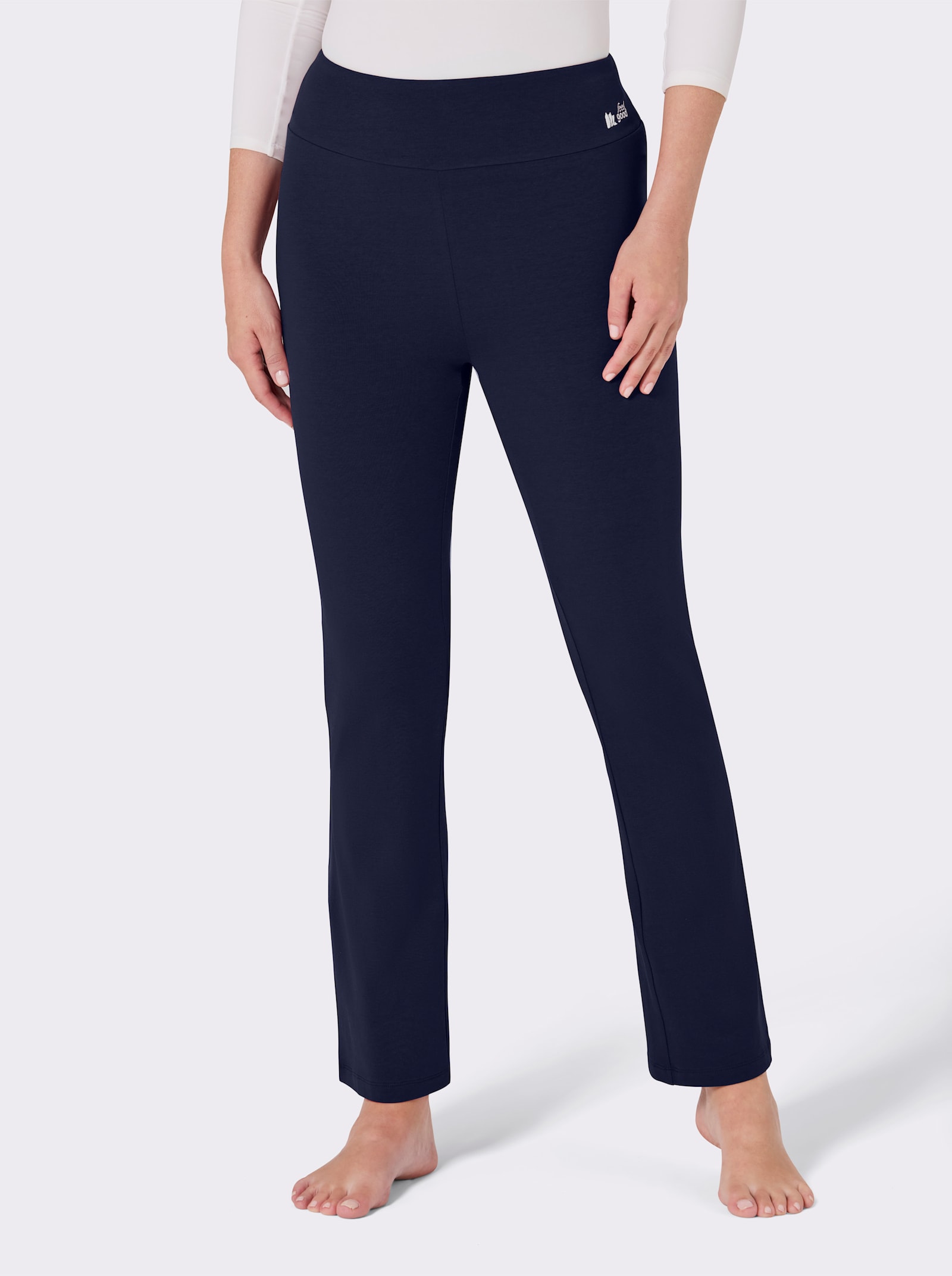 feel good Dehnbund-Hose mit Stretch - marine