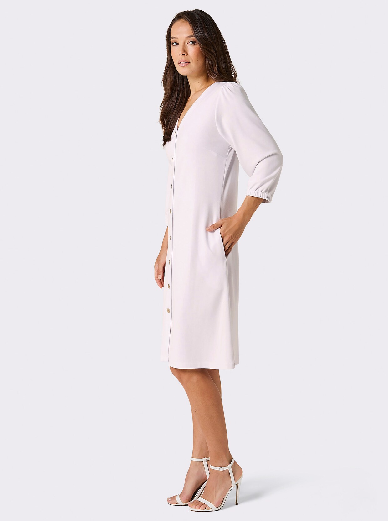 CREATION L PREMIUM A-Linien-Kleid - ecru
