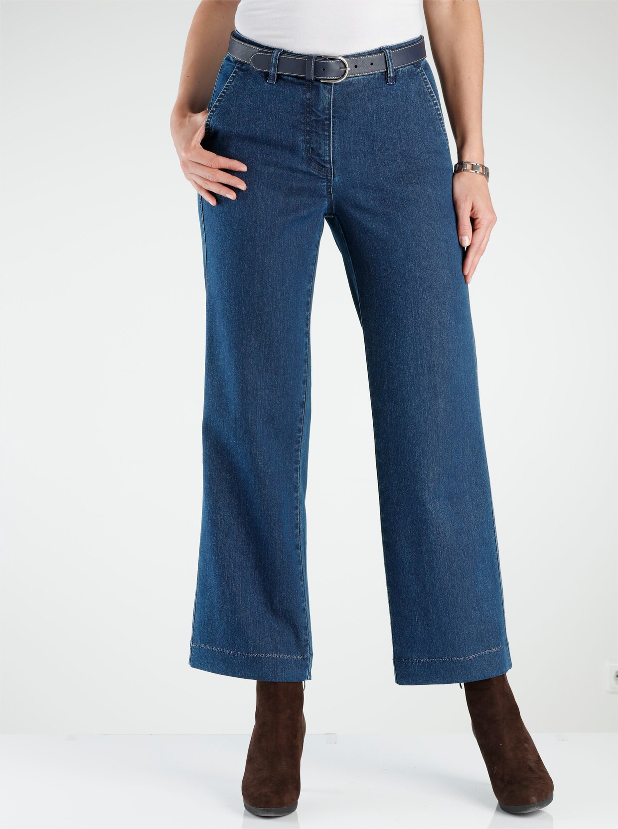 Culotte - blue-stonewashed