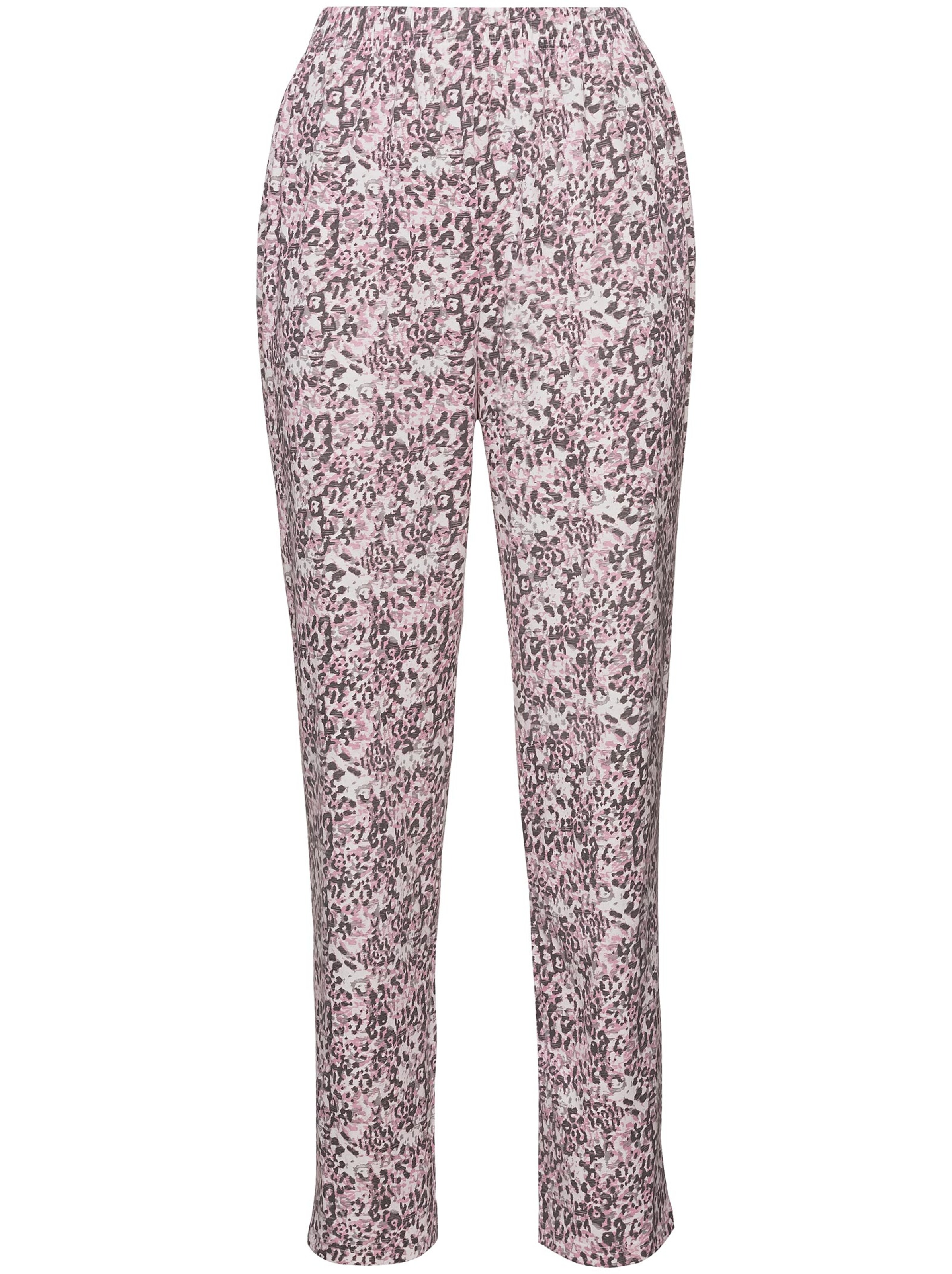 wäschepur Schlafanzug - rosé-grau-bedruckt