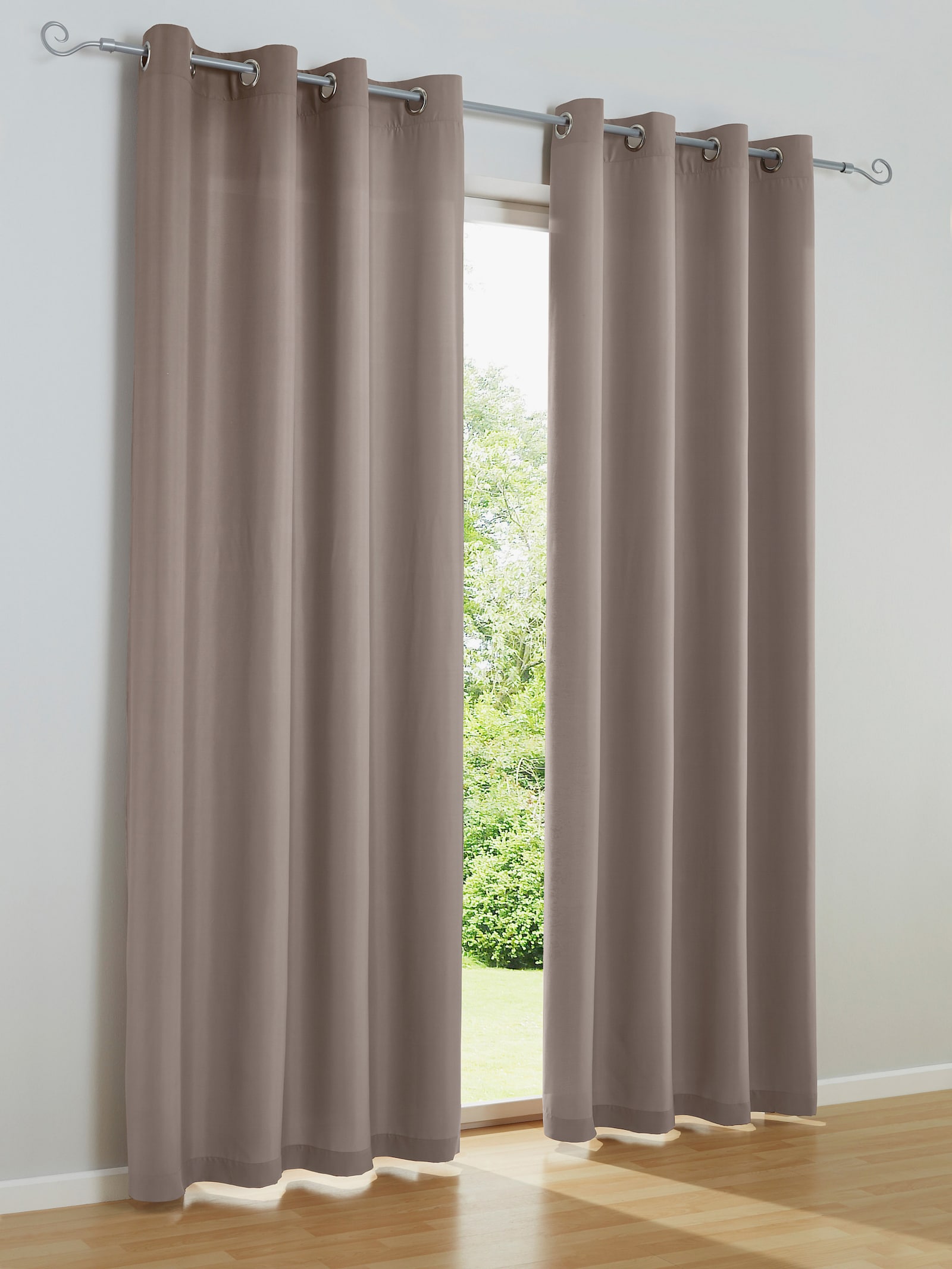 heine home Dekoschal - taupe