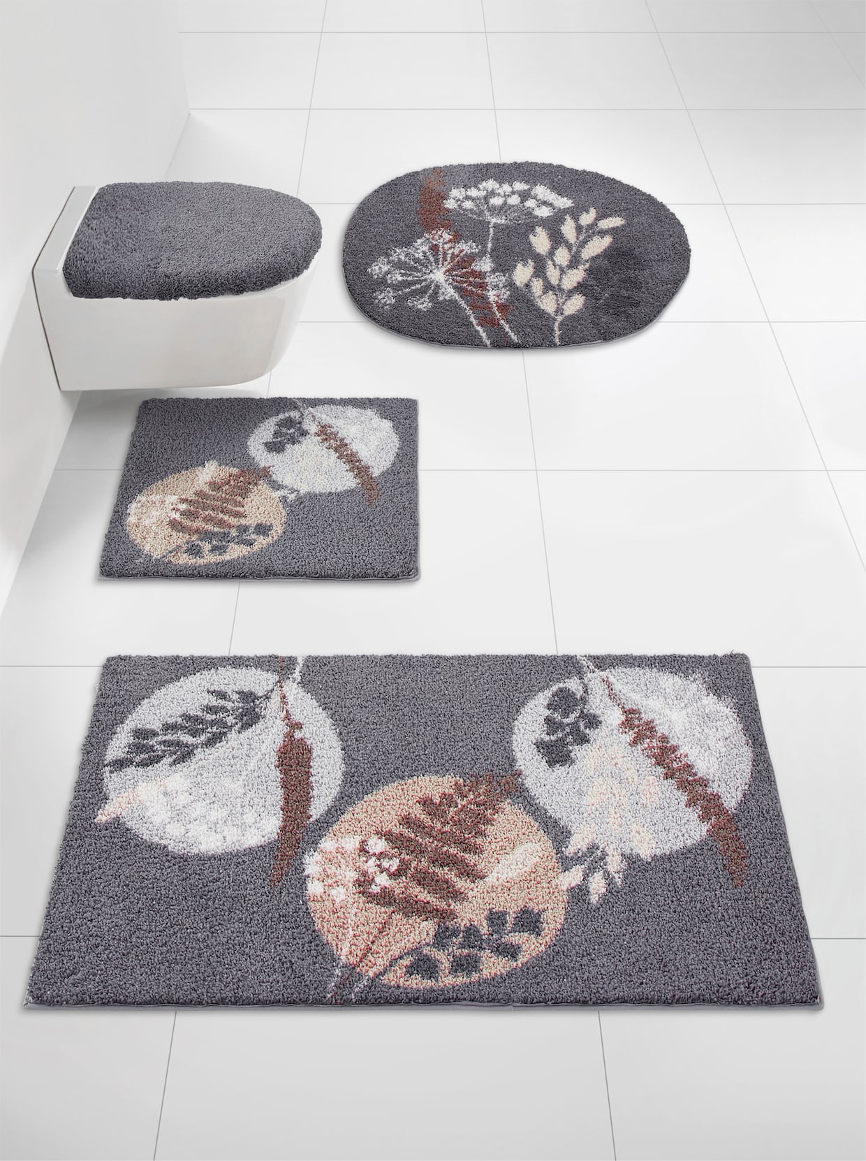 Salonloewe Tapis de bain - anthracite-gris