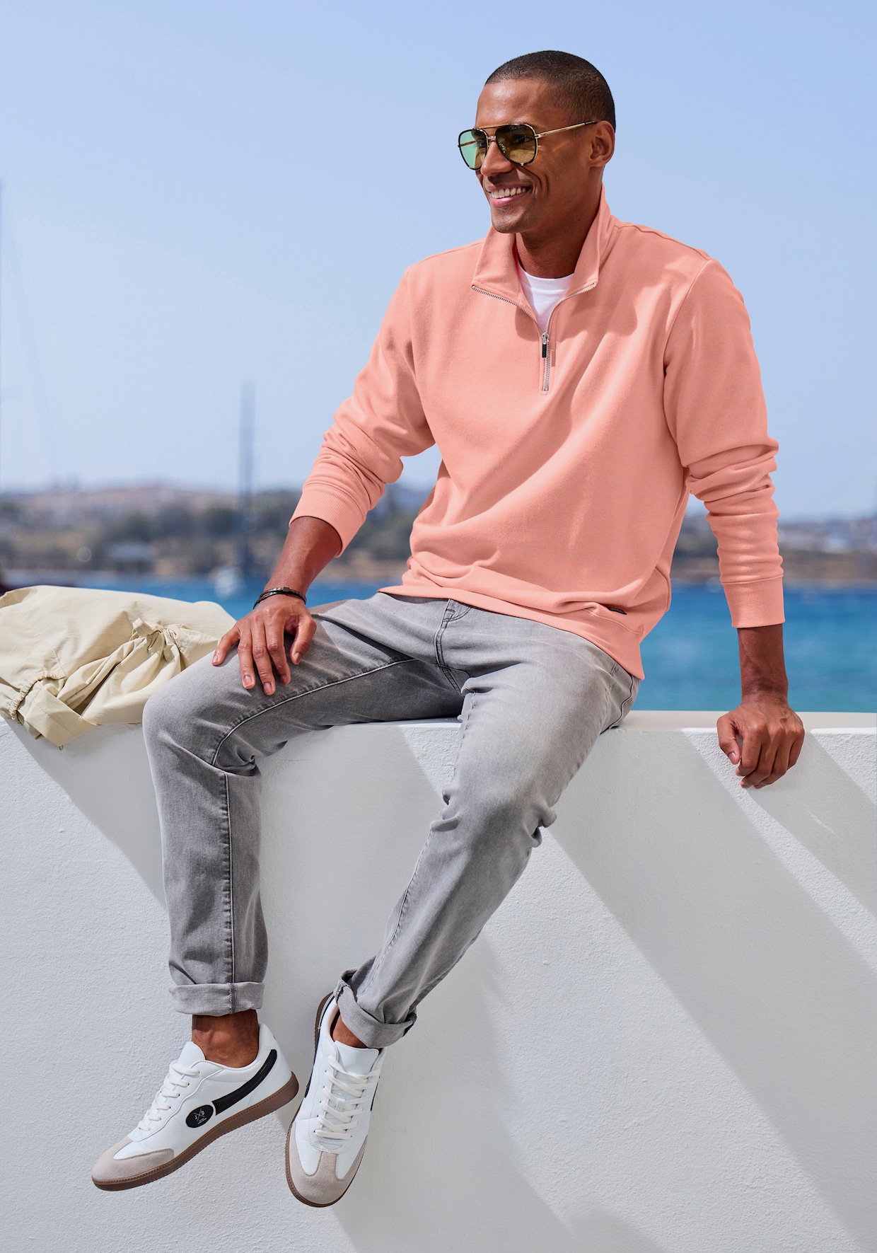 Sweatshirt - apricot