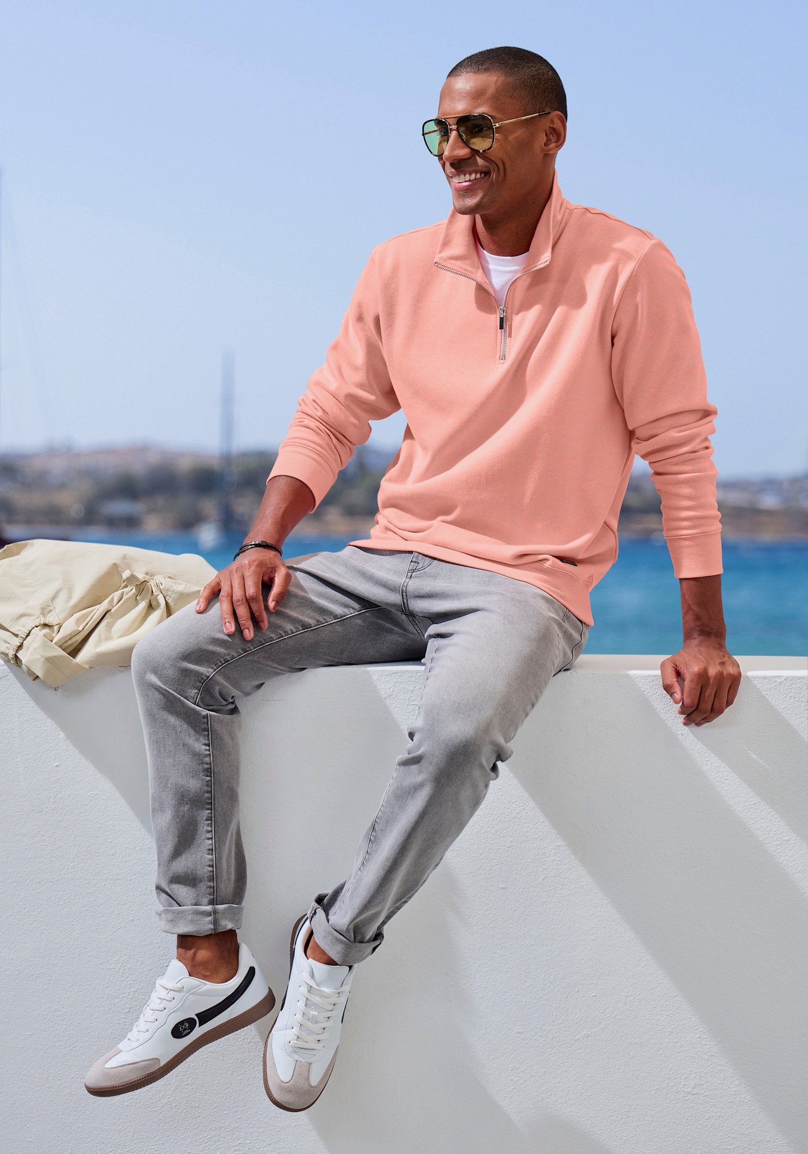 John Devin Sweatshirt - apricot