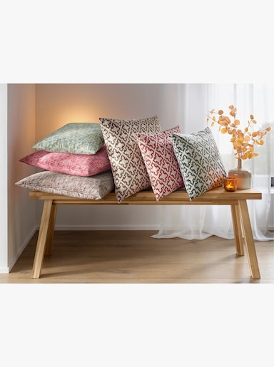 Kissenhülle - schoko-gemustert