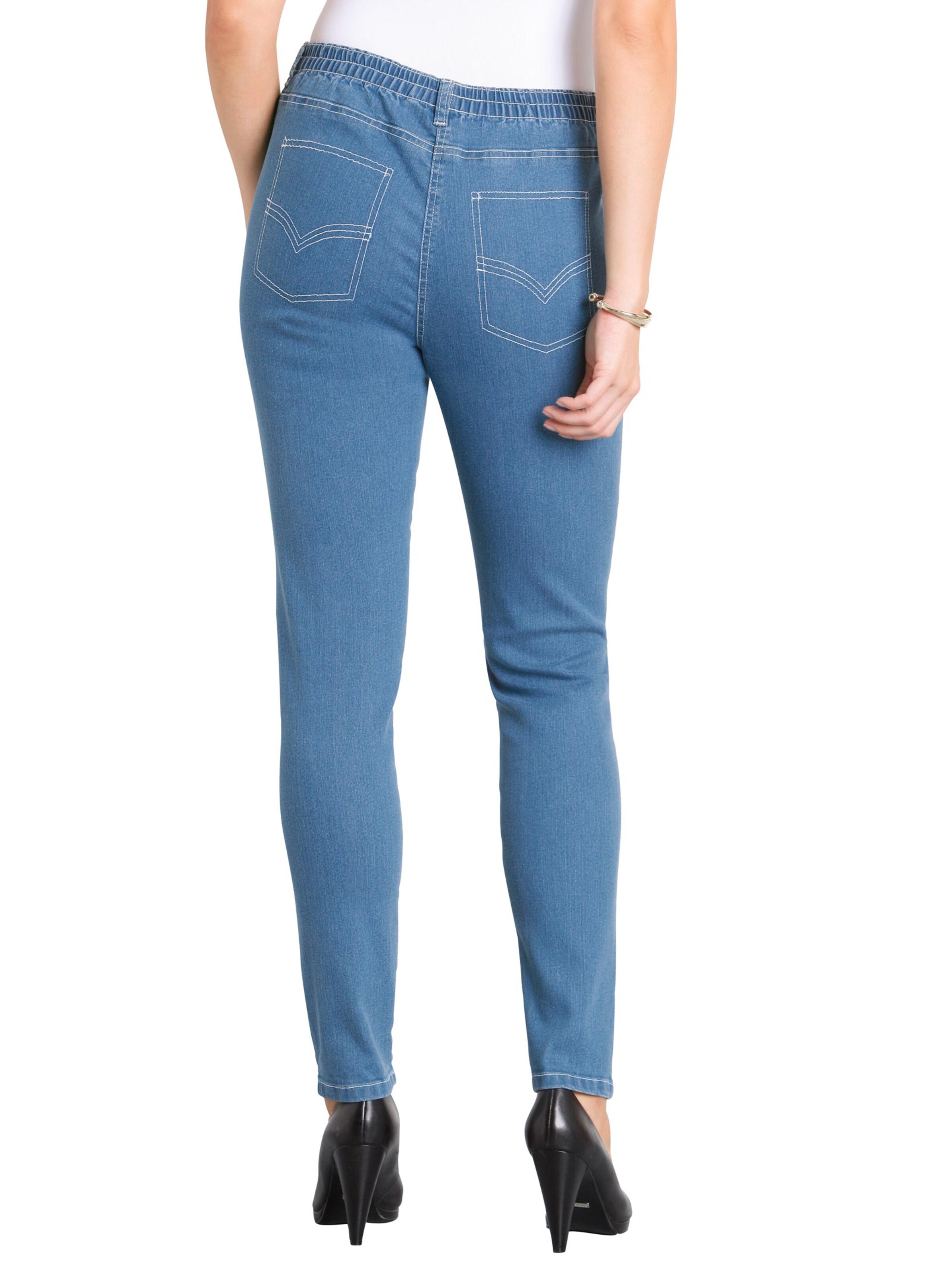 Jeans - blue-bleached