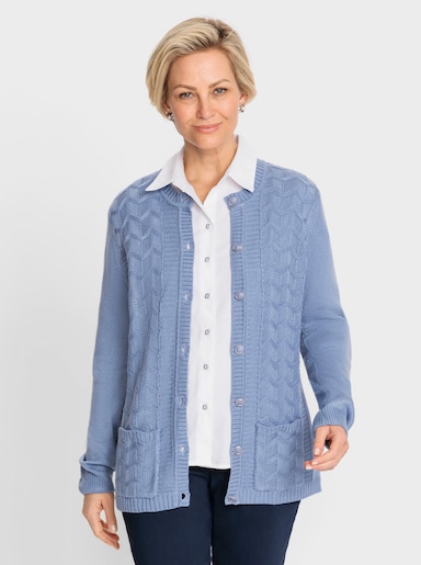 Strickjacke - bleu